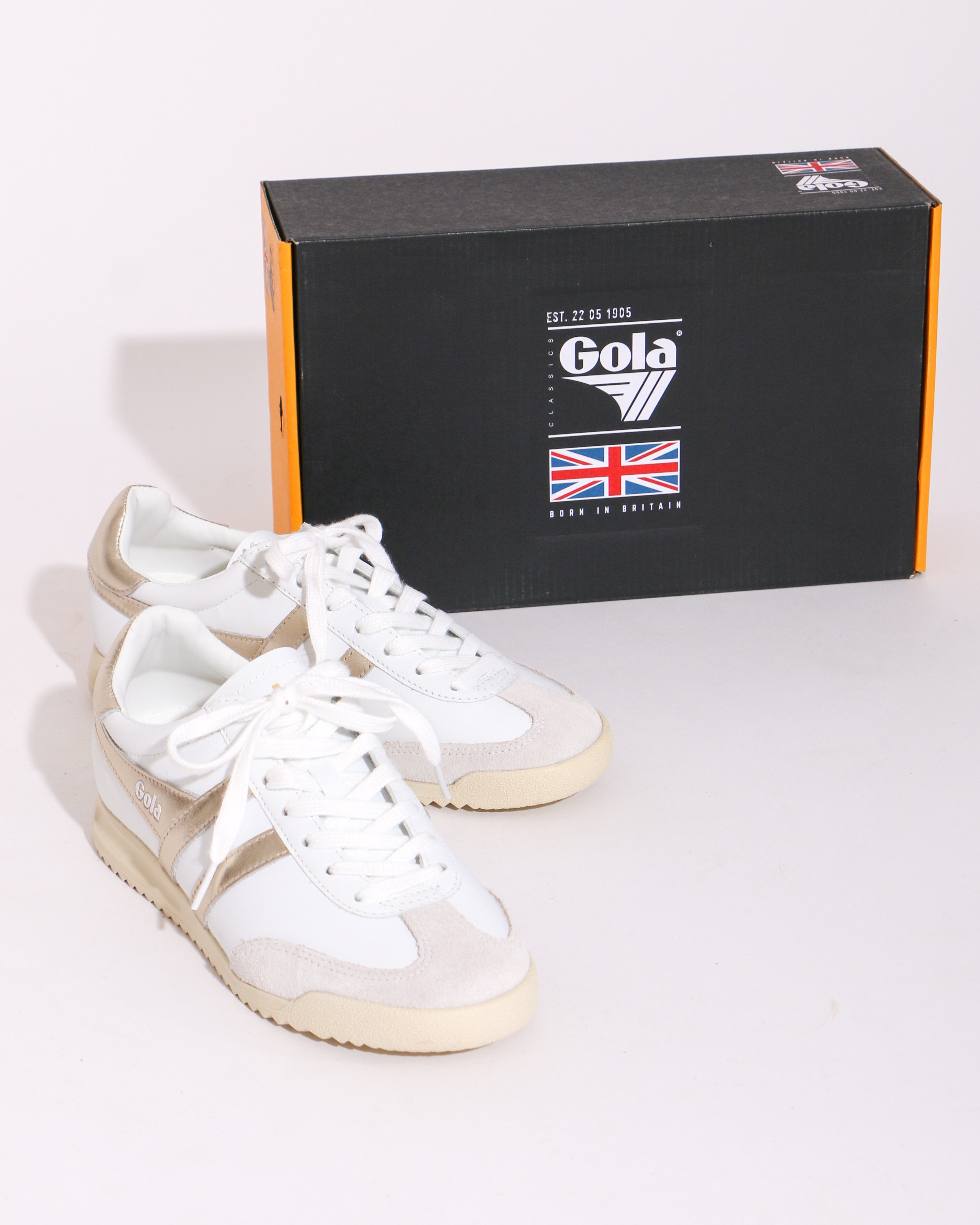 Gola Torpedo Mirror Sneaker in Gold