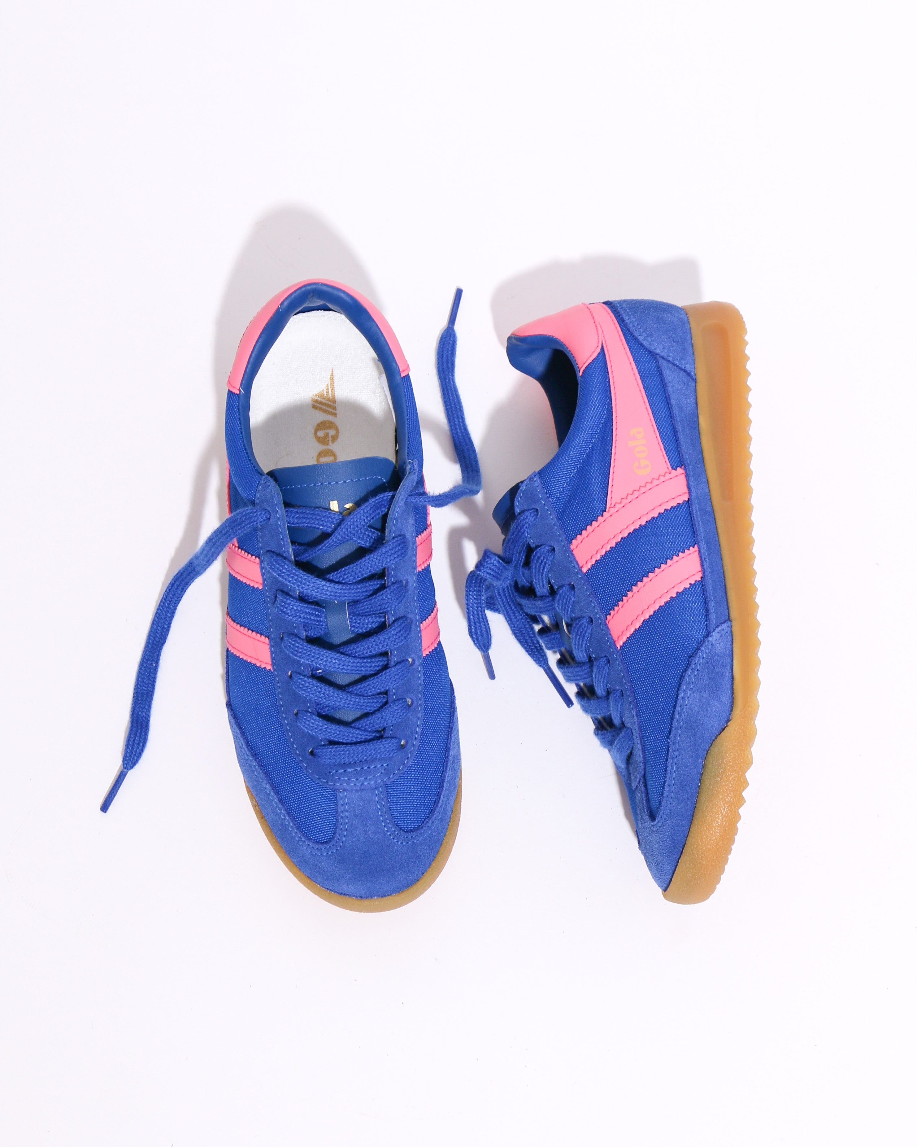 Gola Tornado Sneaker in Sapphire and Pink