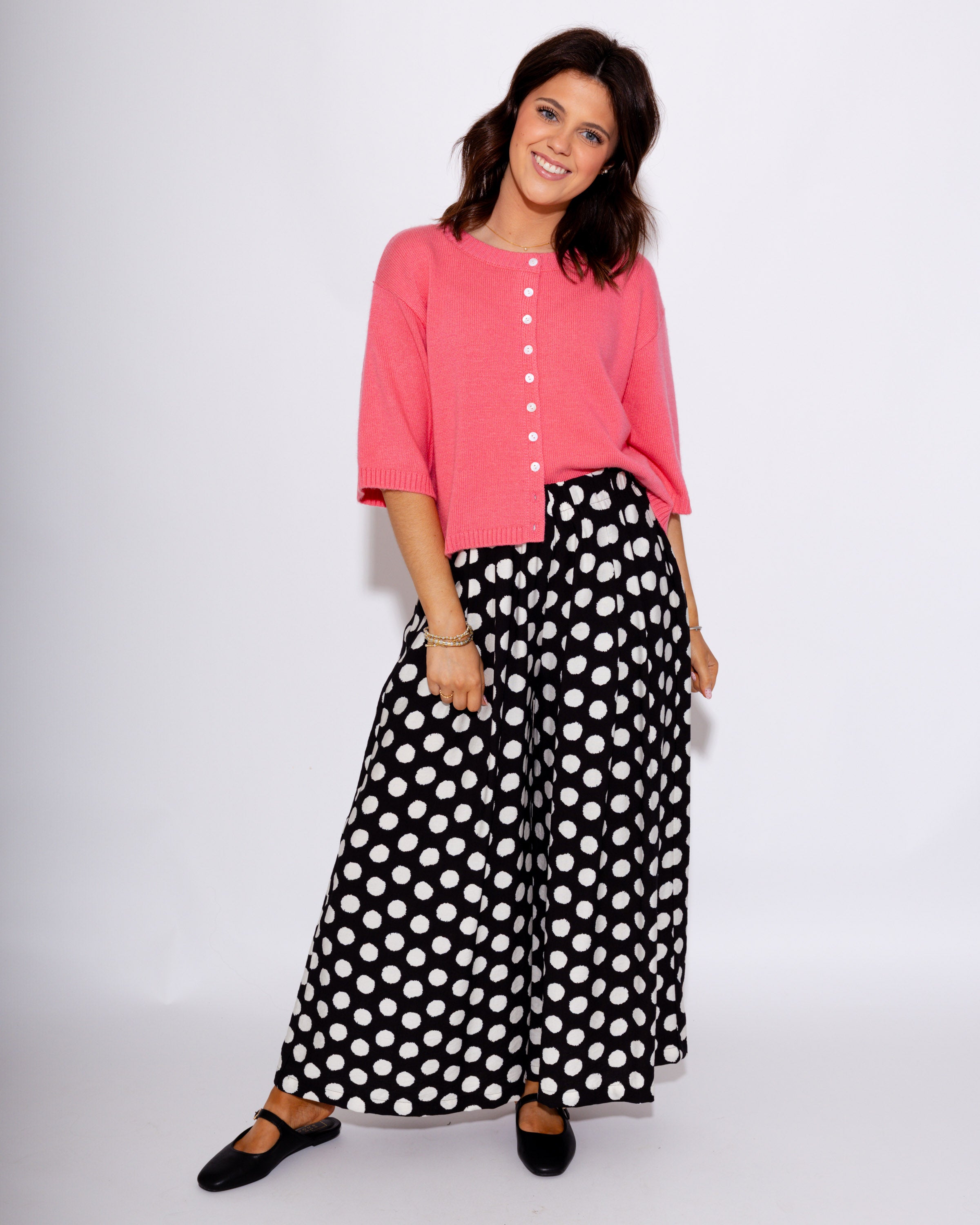 Black Polka Dot Playtime Pants