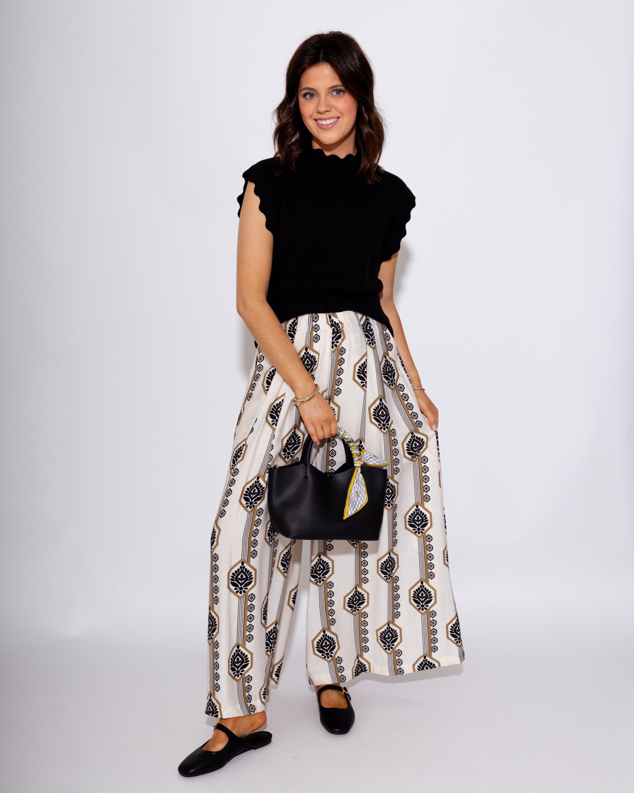 Boho Chic Wide Leg Pants