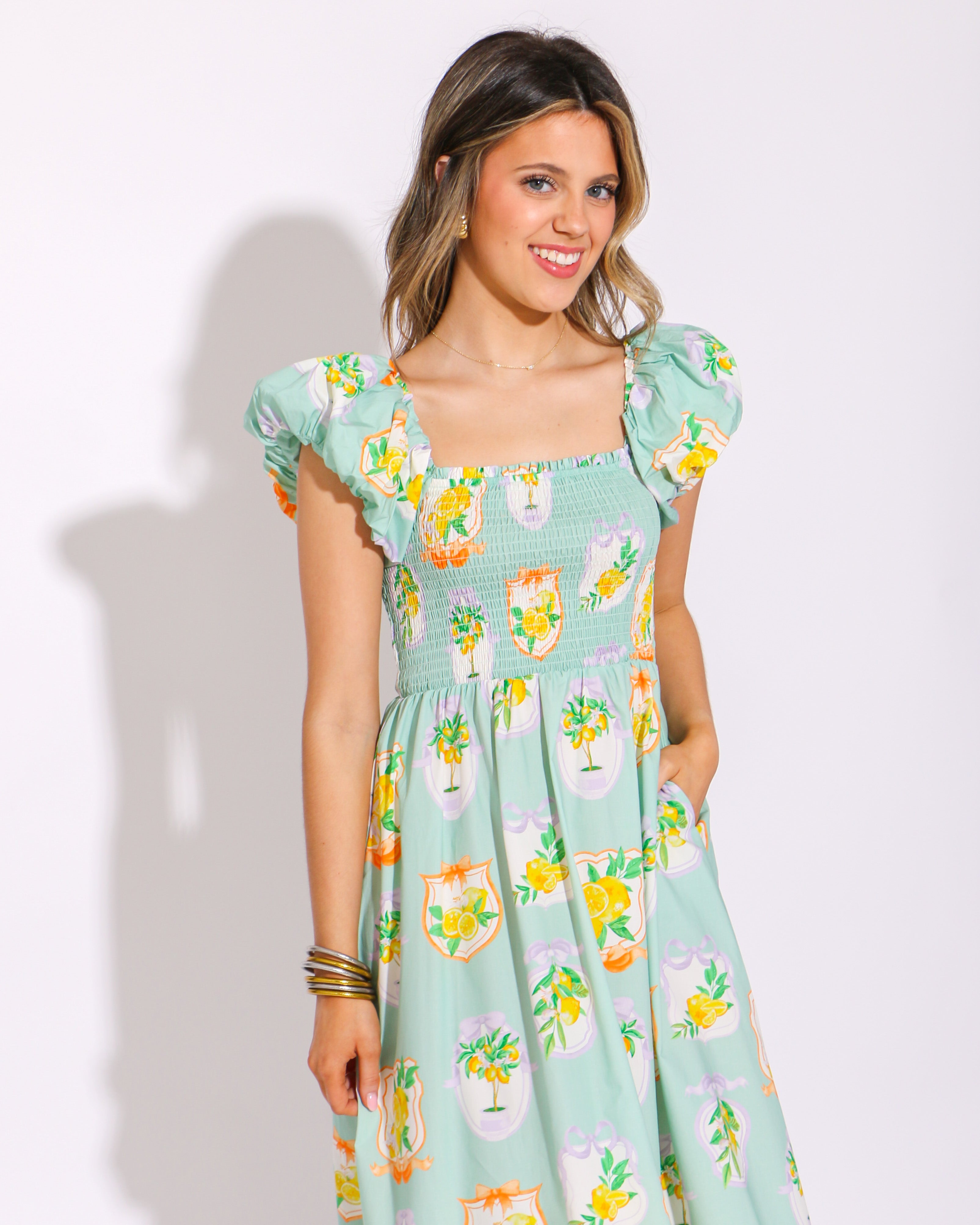 Sunkissed Citrus Maxi Dress