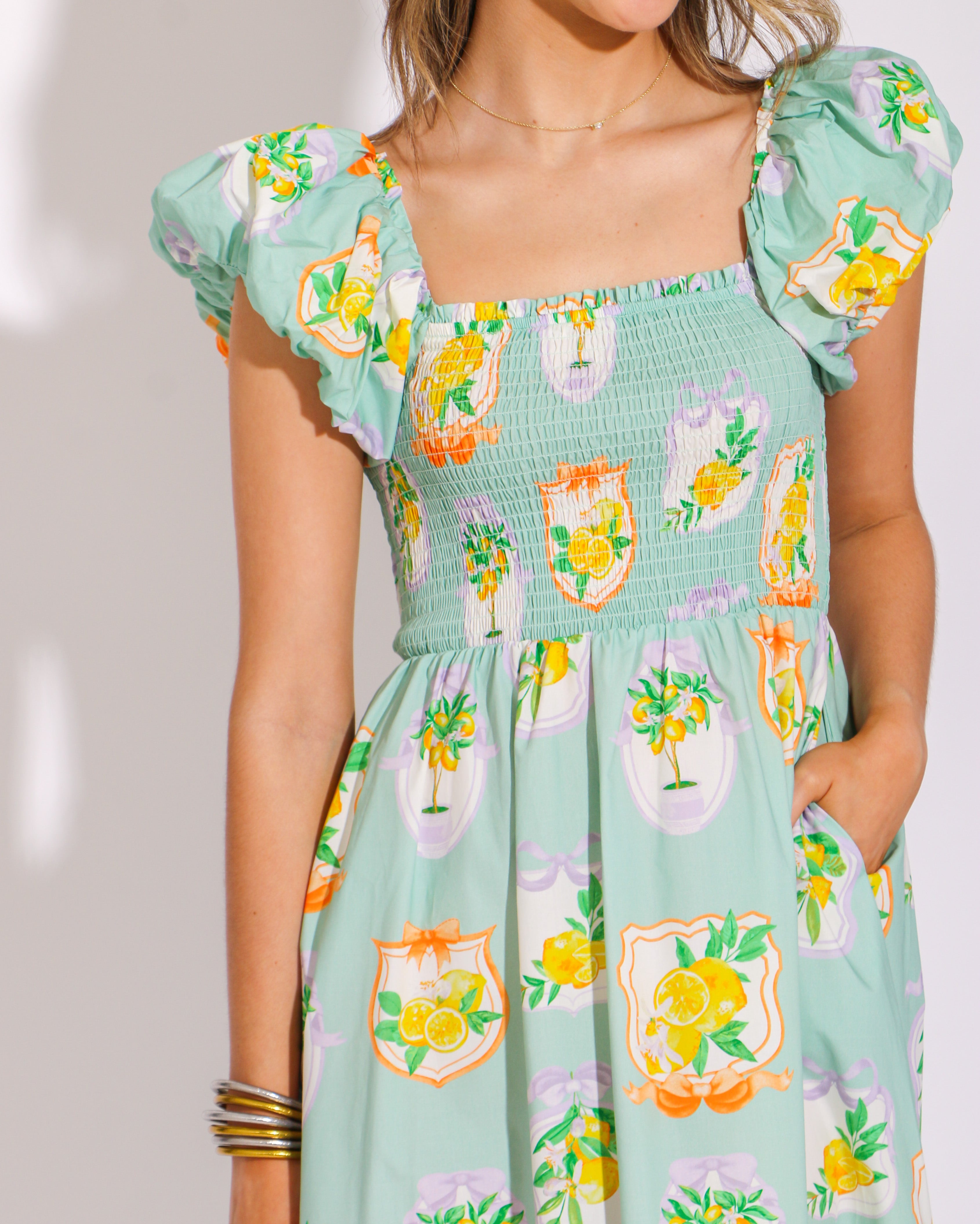 Sunkissed Citrus Maxi Dress