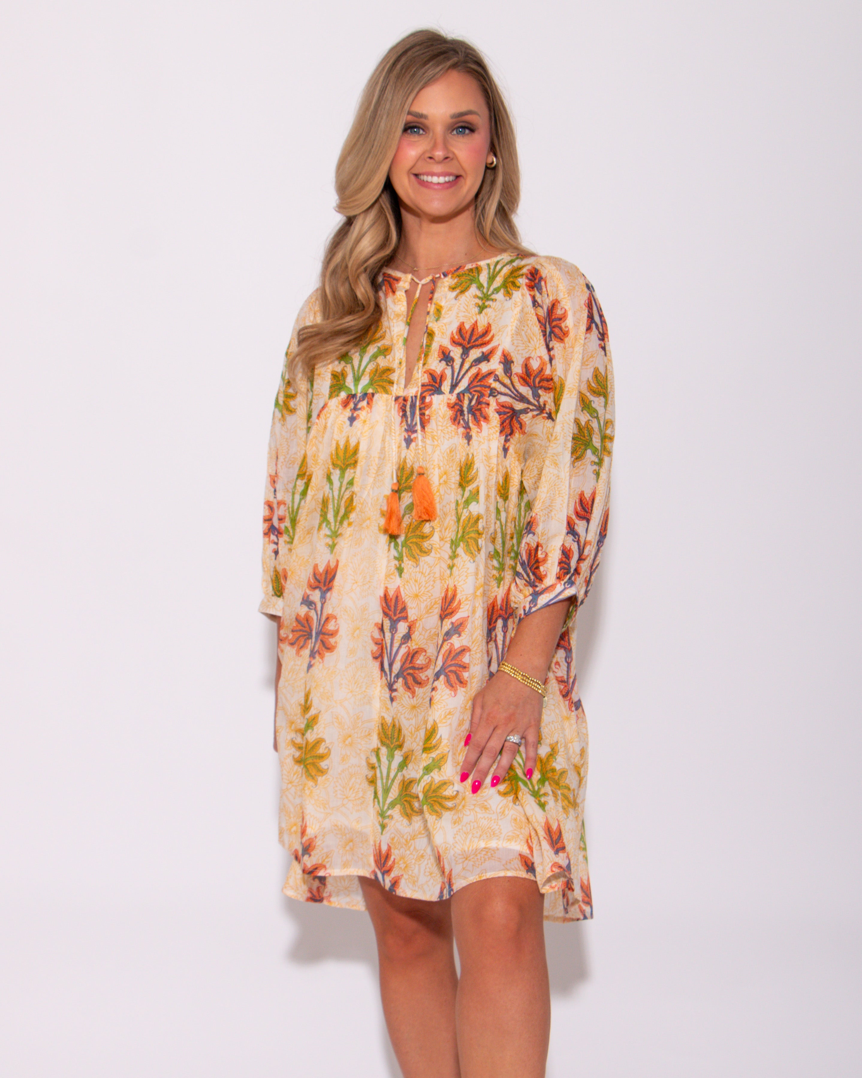 Ivy Jane | Breezy Block Print Dress