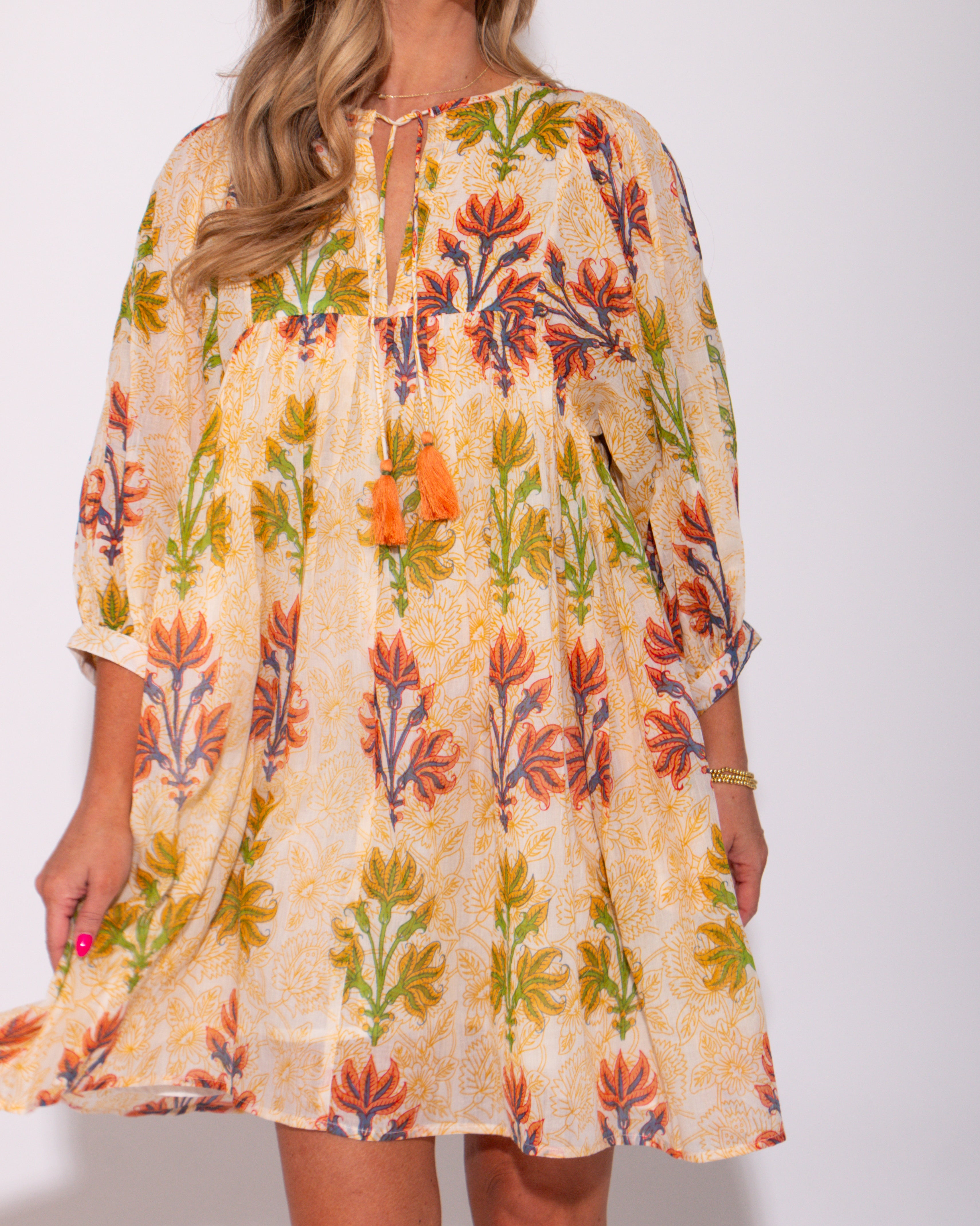 Ivy Jane | Breezy Block Print Dress