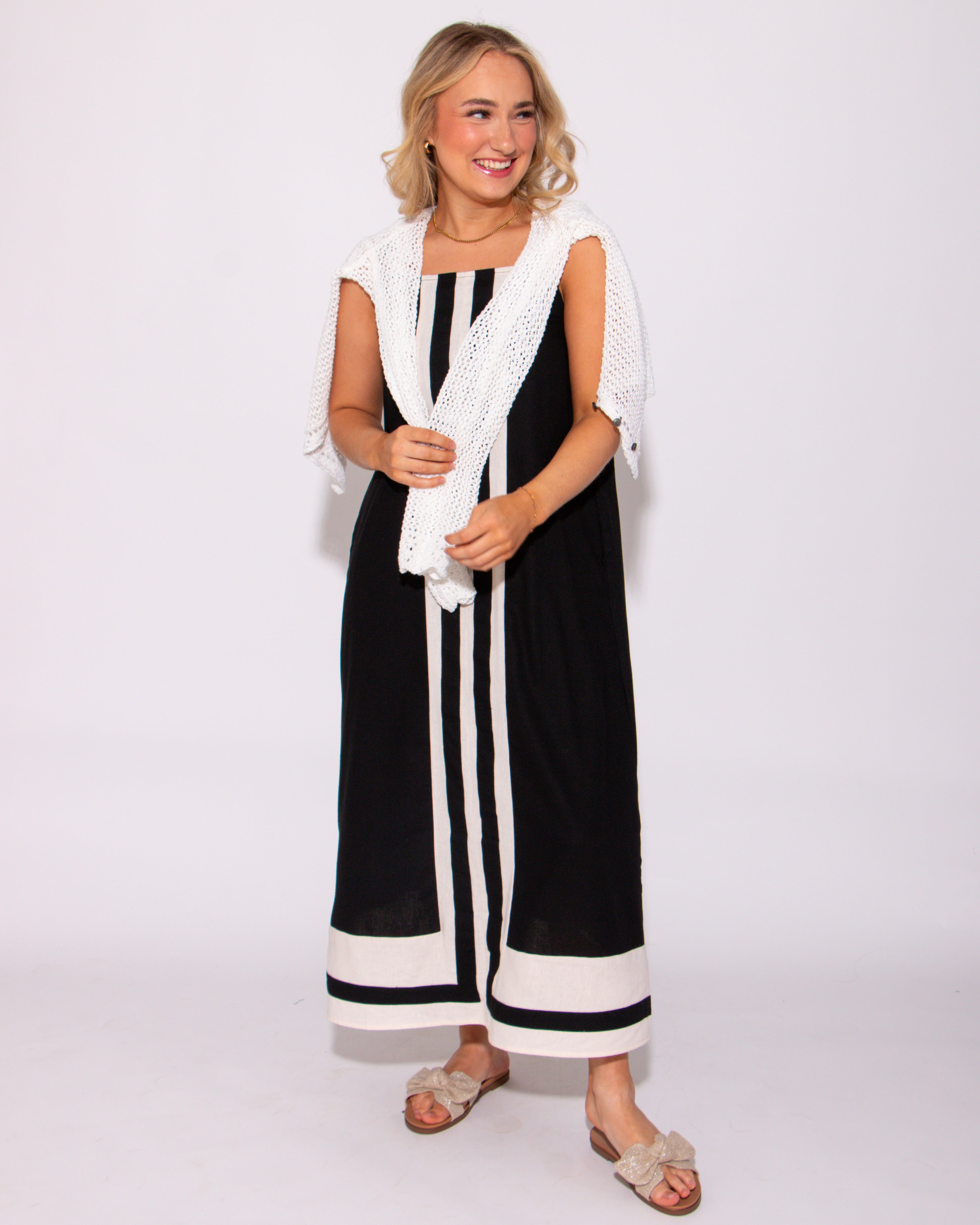 White Petal Knit Cardigan