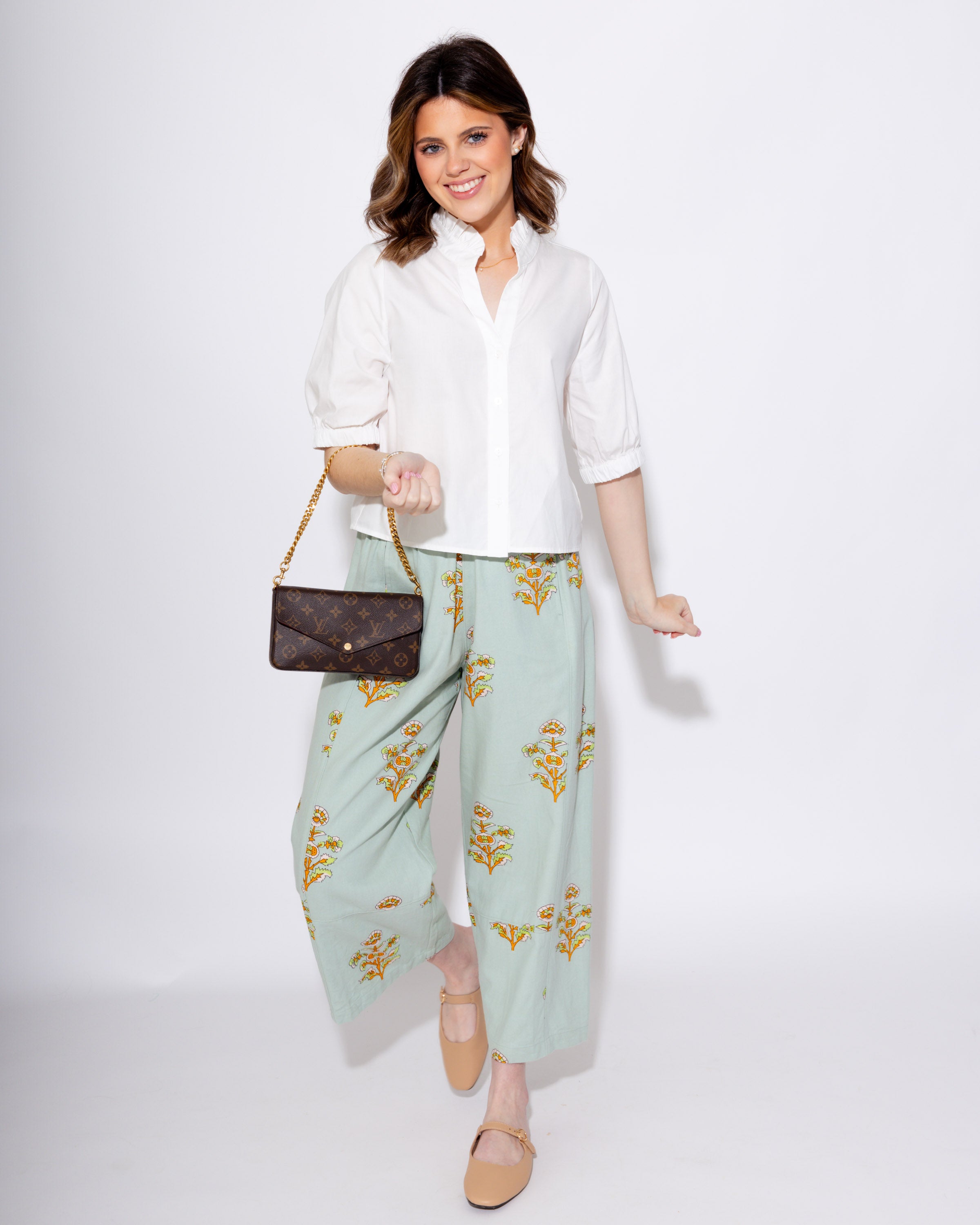 Ivy Jane | Print Barrel Pants