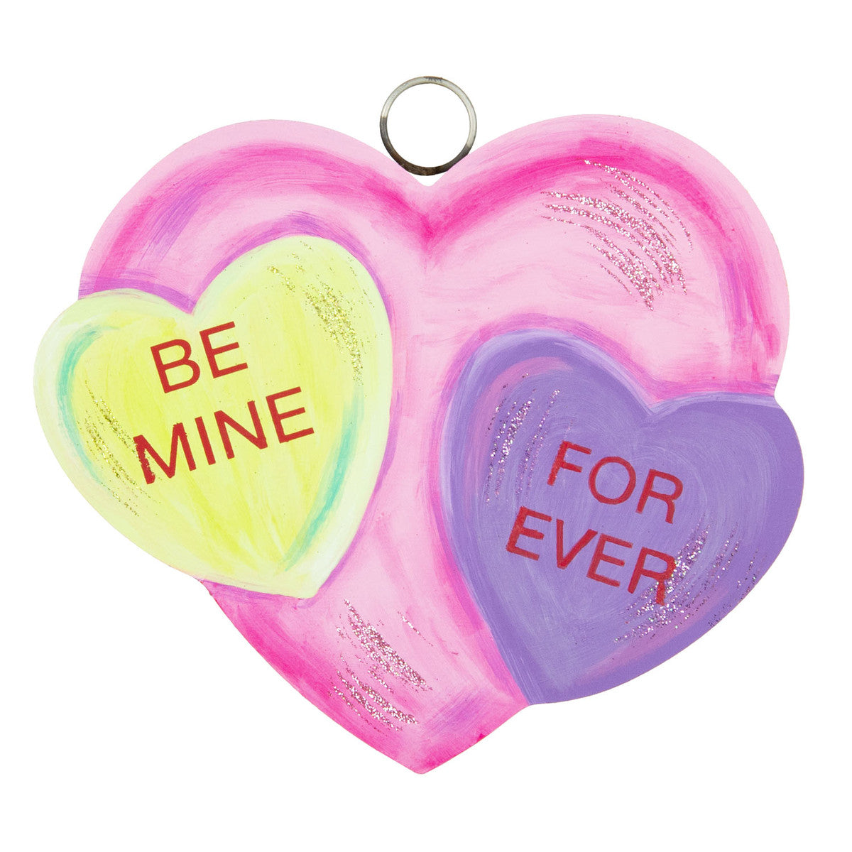 Mini Talking Hearts Charm
