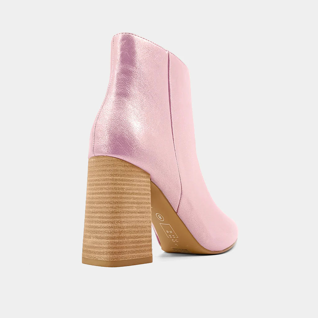 Veronica Bootie in Pink