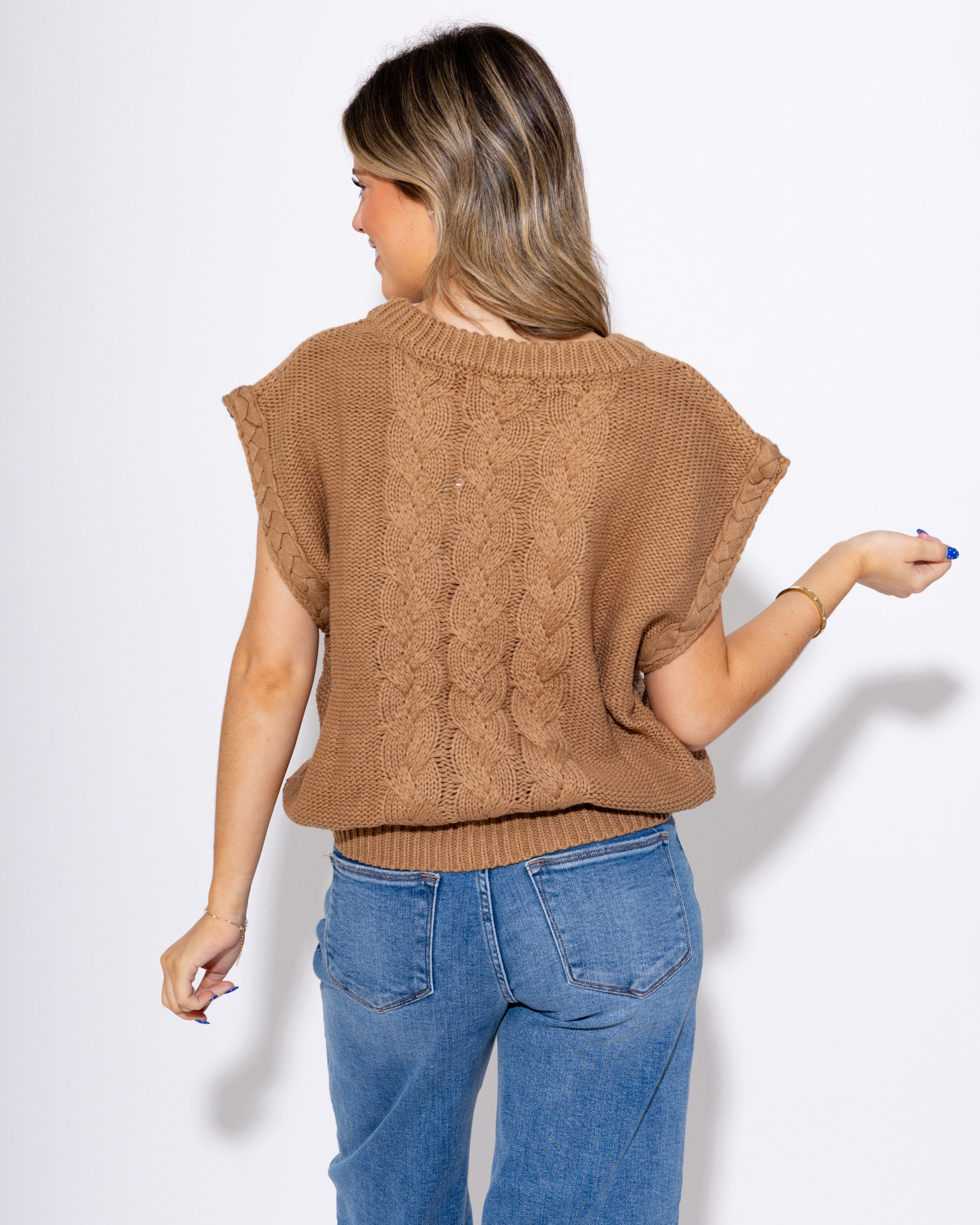 Cable Knit Classic Pullover Top