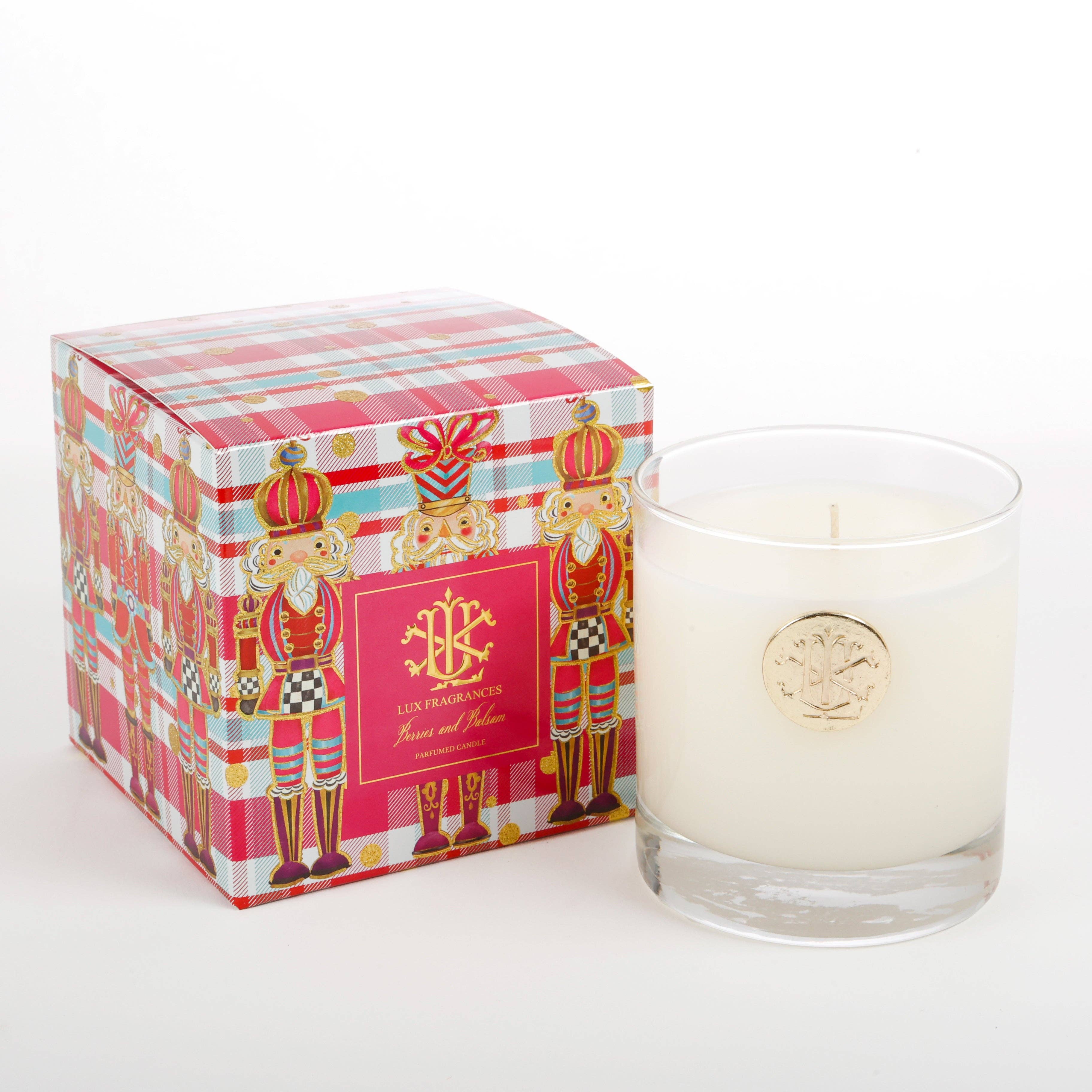 Berries and Balsam Designer Box Candle