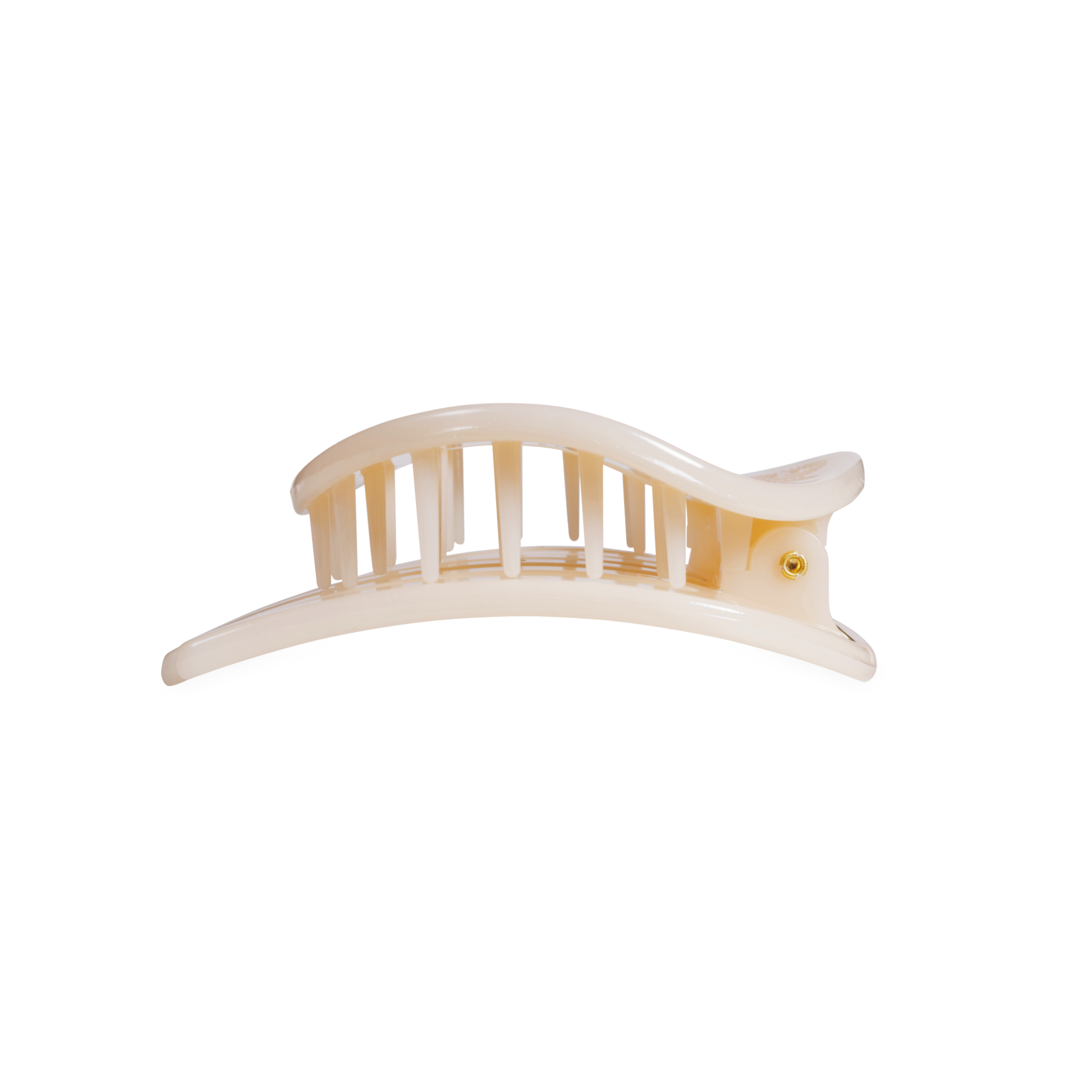 Almond Beige | Medium | Flat Circle Hair Clip
