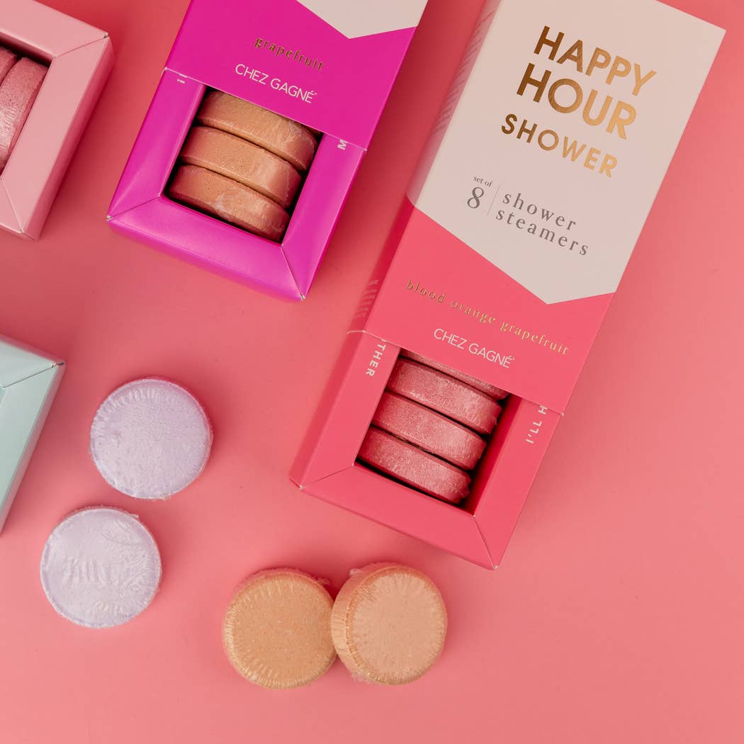 Happy Hour Shower Shower Steamers - Blood Orange Grapefruit