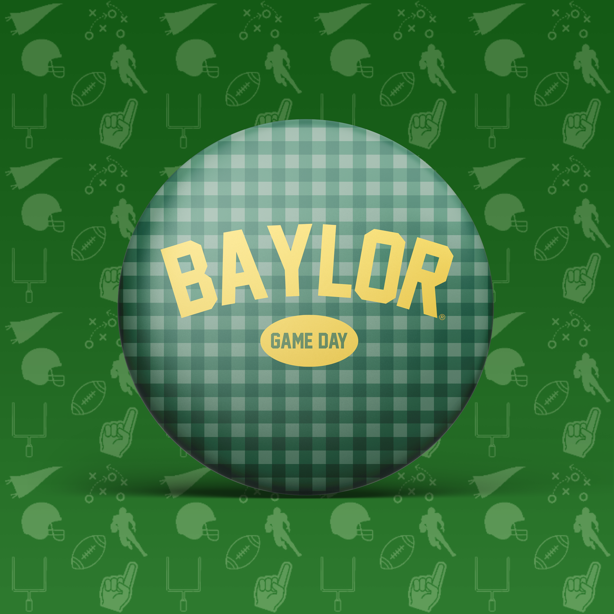 Baylor University Game Day Buttons | Gameday Pins
