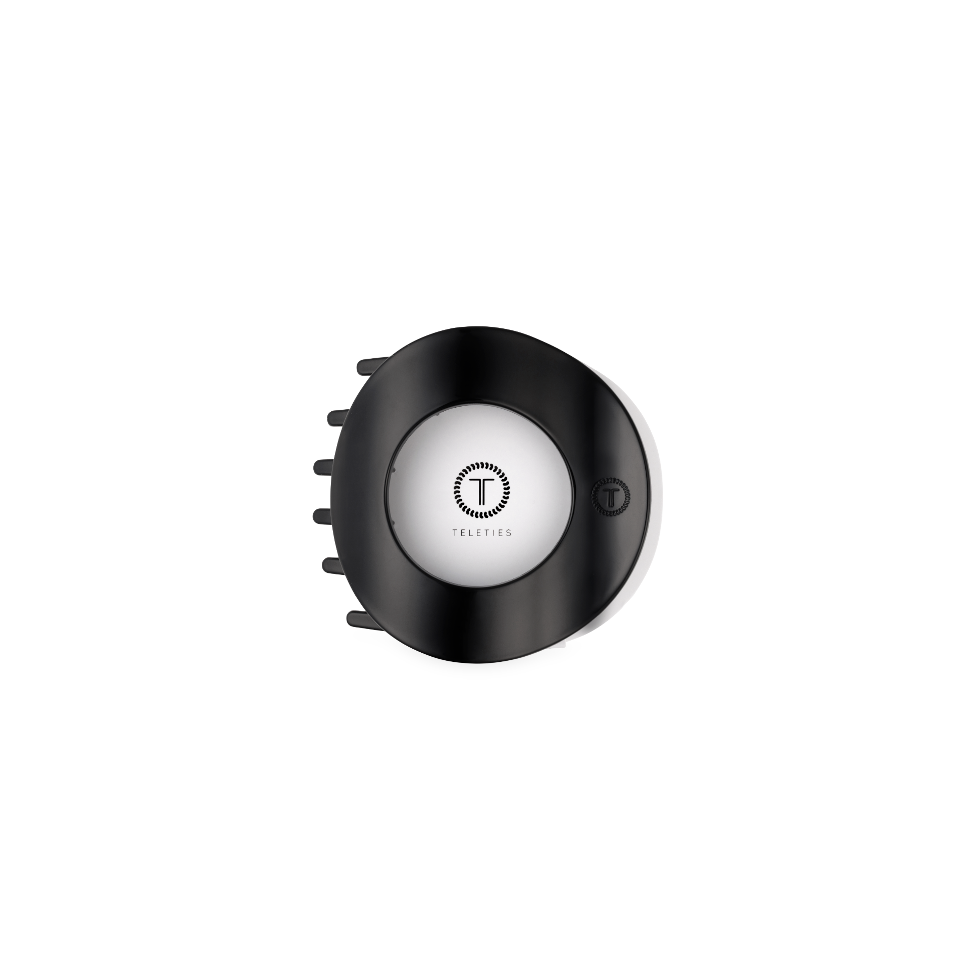Jet Black | Small | Flat Circle Hair Clip