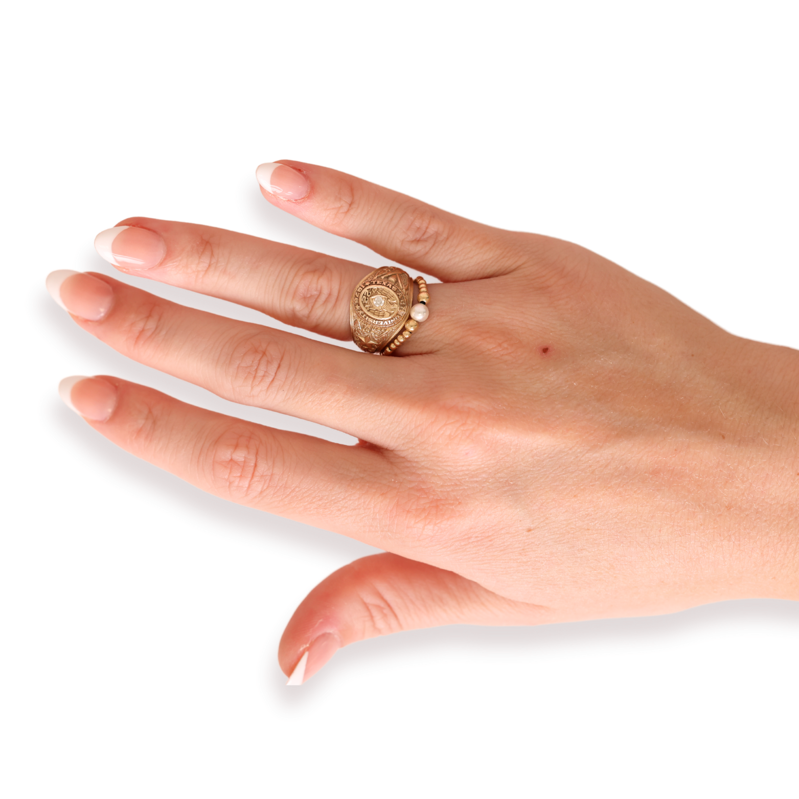 Sutton Pearl Ring in Gold