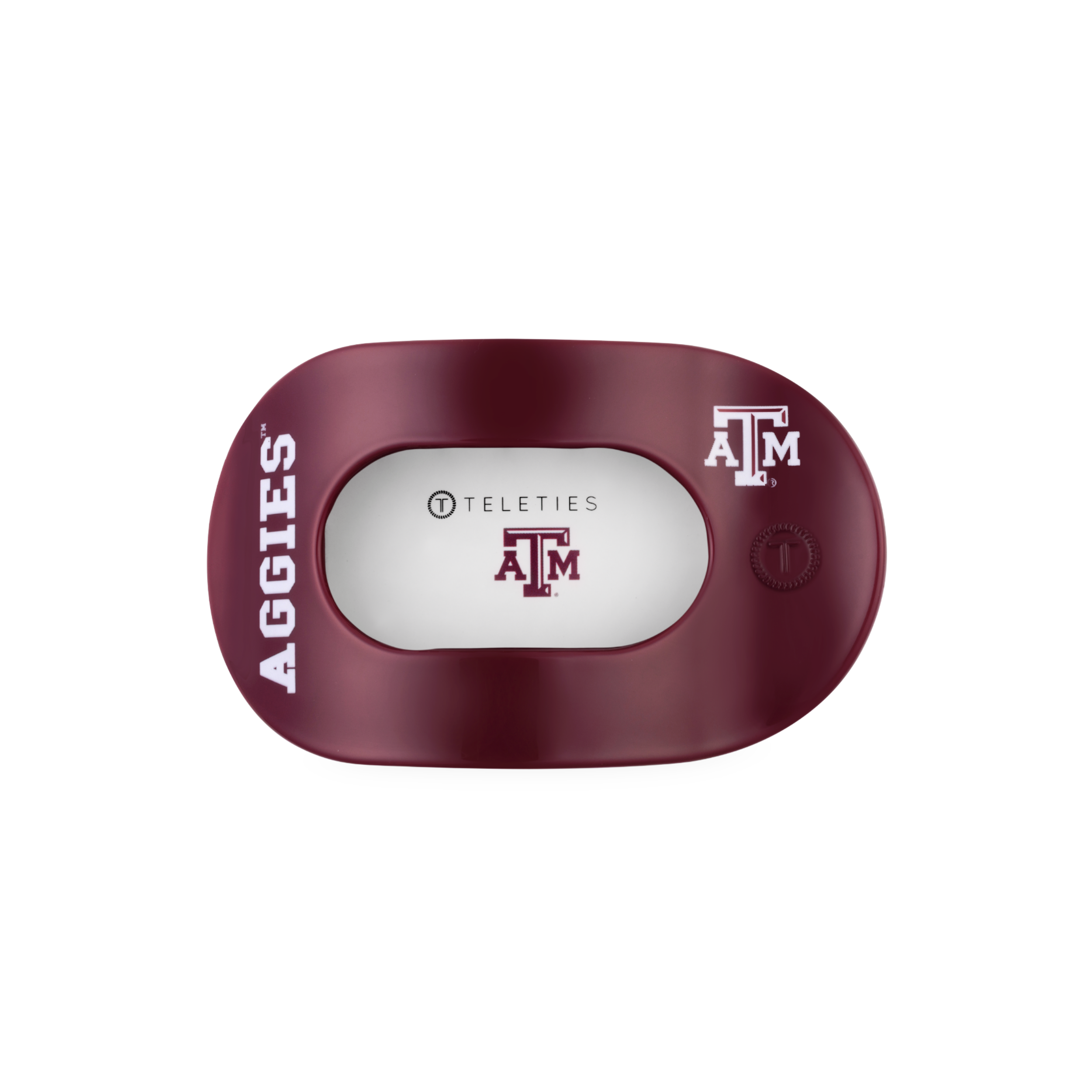 Gig 'Em! | Medium | Flat Round Hair Clip