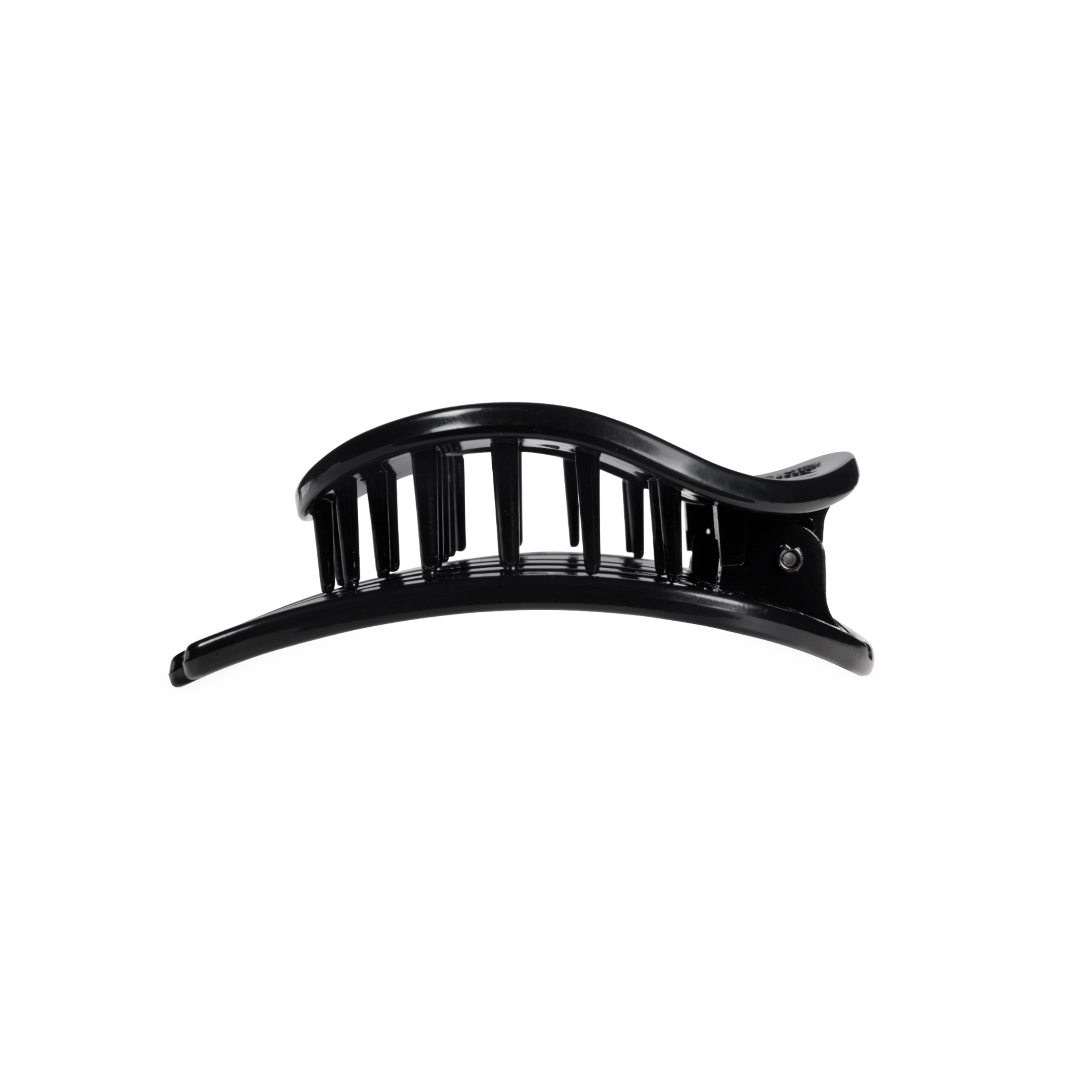 Jet Black | Medium | Flat Circle Hair Clip