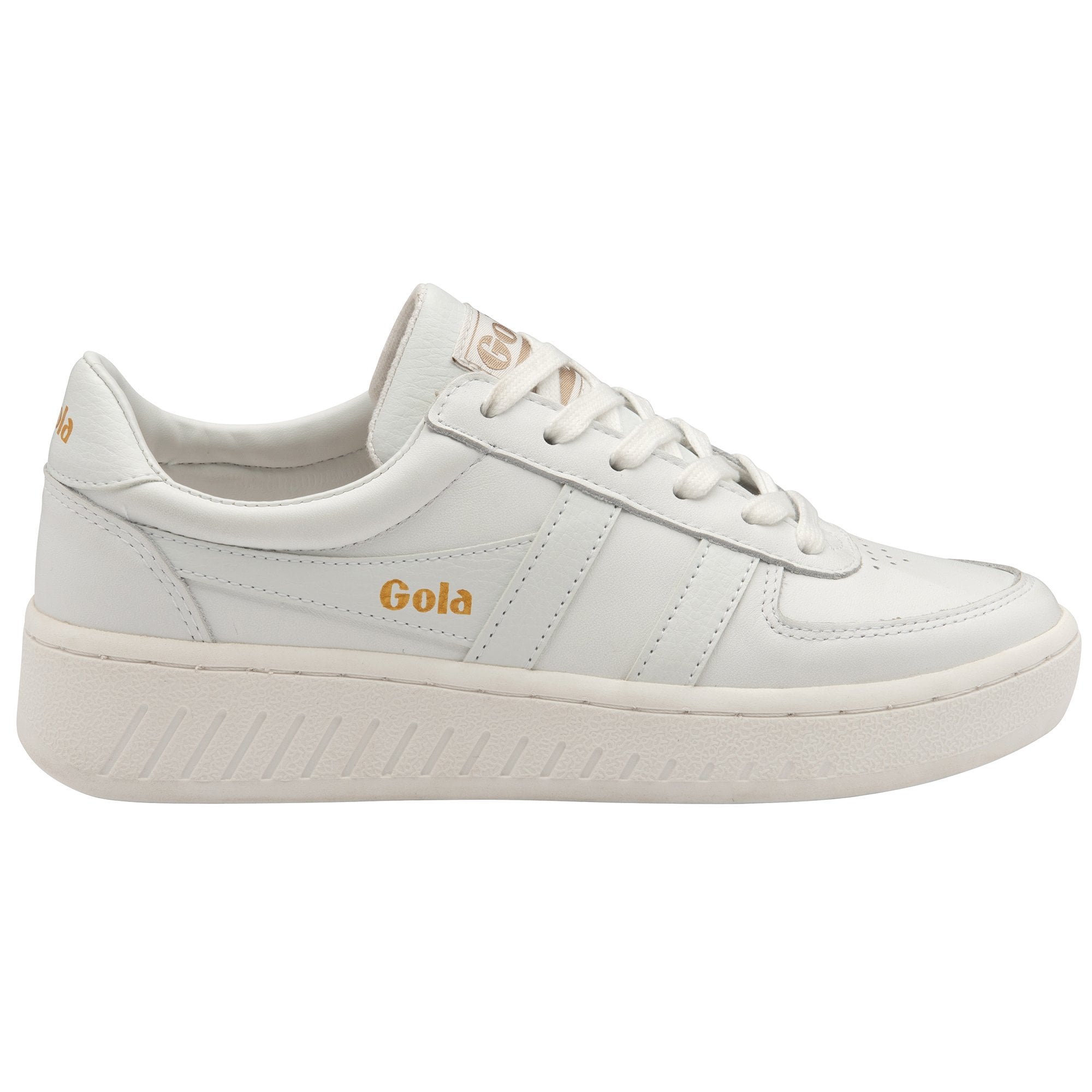 Gola Classics Women's Grandslam Leather Sneakers White/White/White