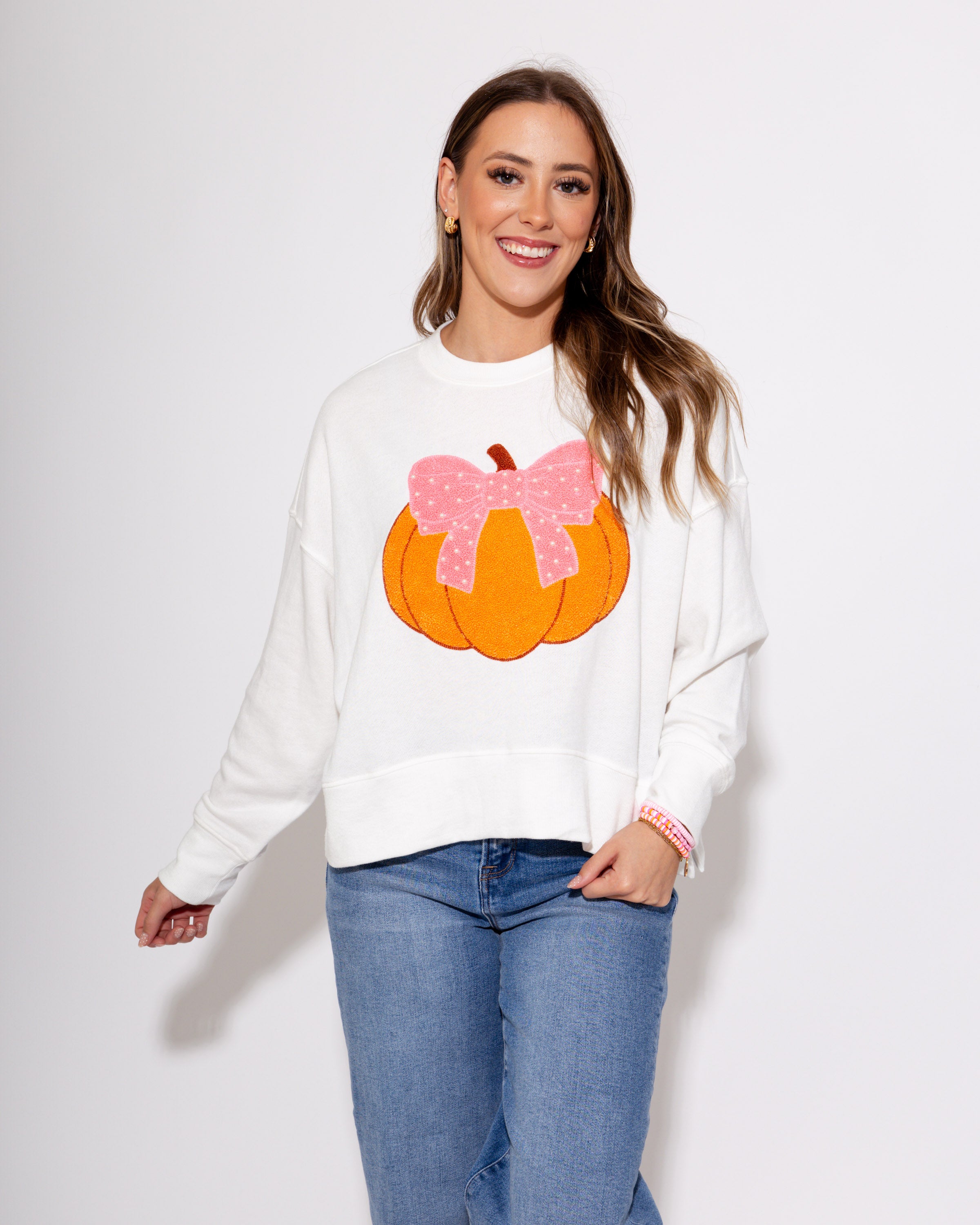 Pretty Pumpkin Relaxed Sweatshirt