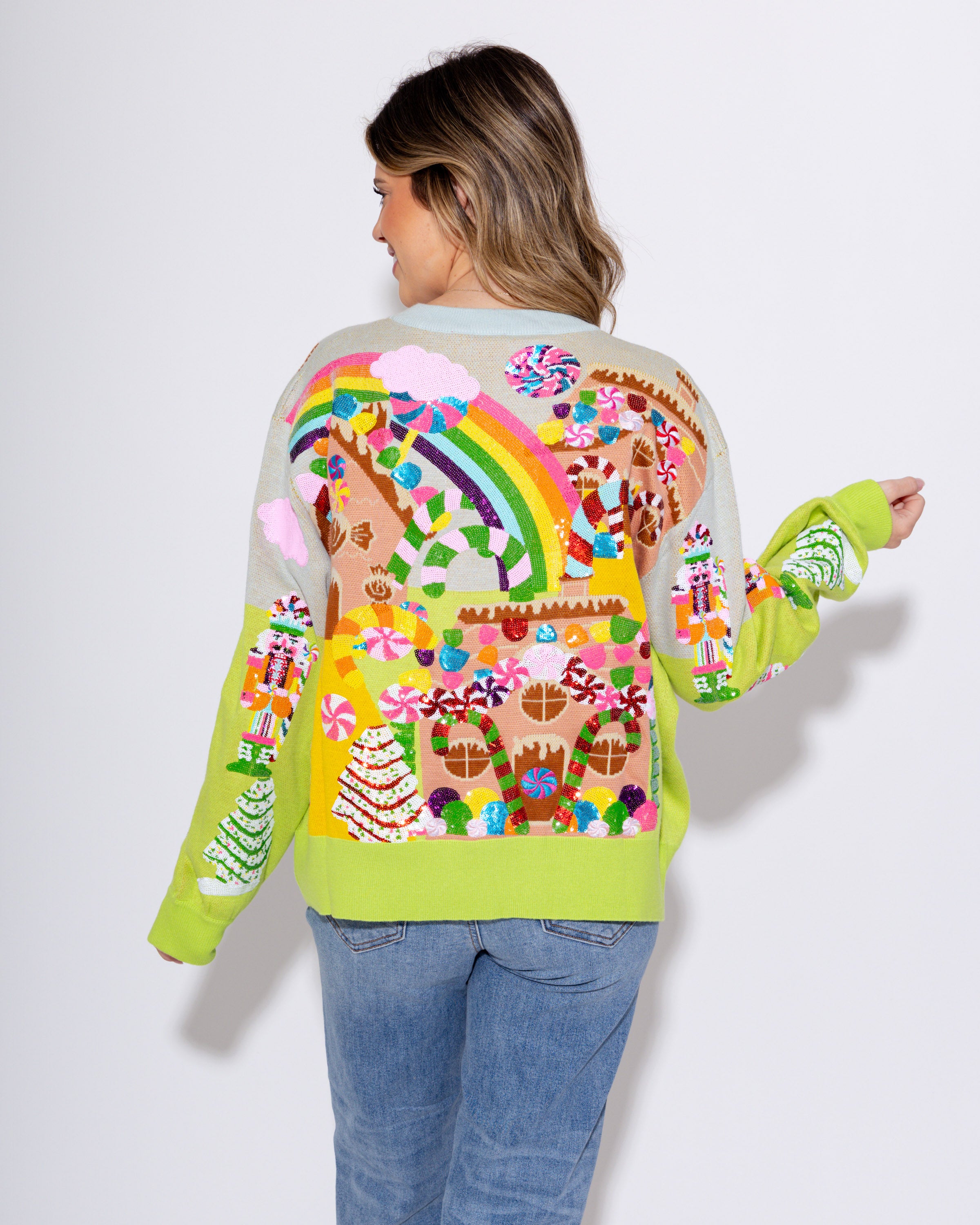Christmas Candyland Knit Sweater