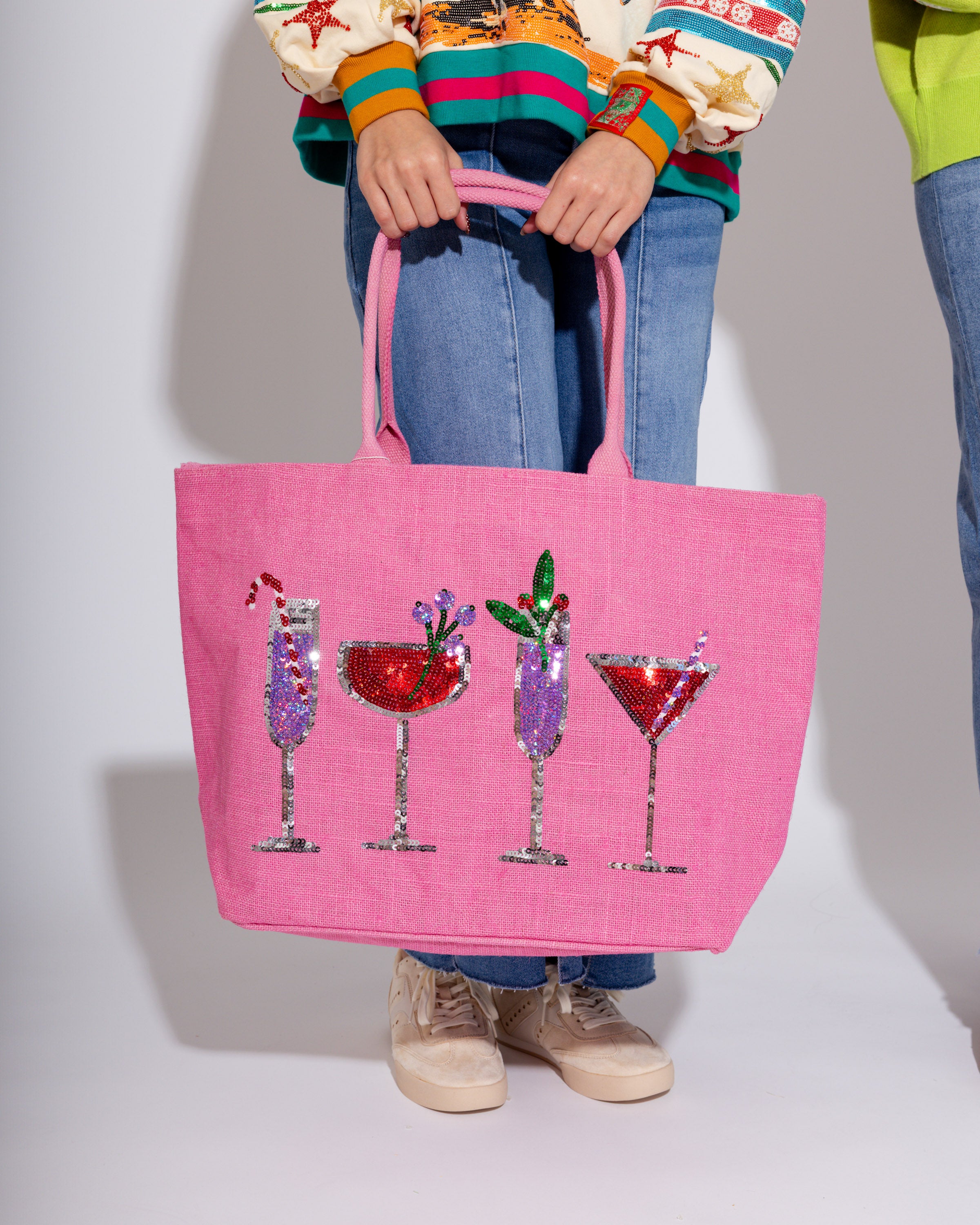 Drinks Holiday Sparkle Tote