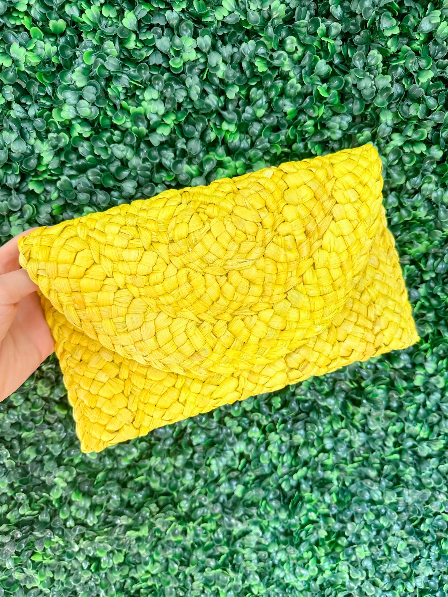 Straw Clutch Bag