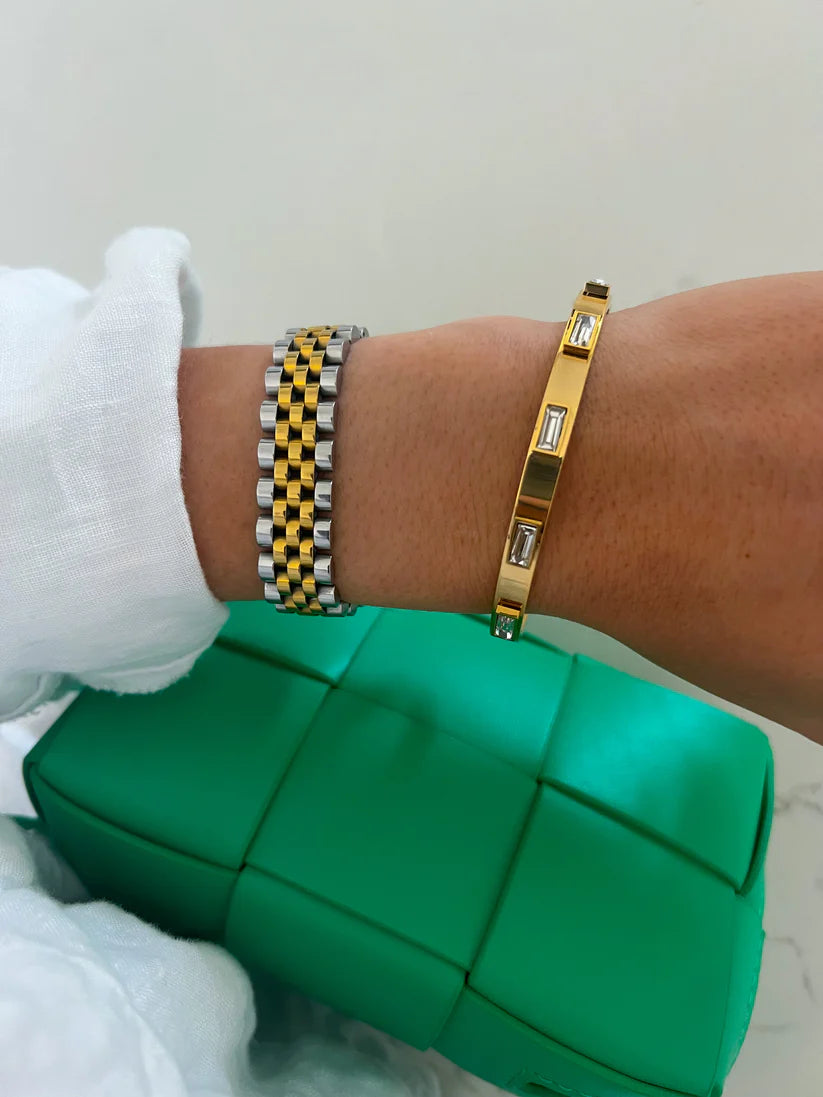 White Diamond Bangle