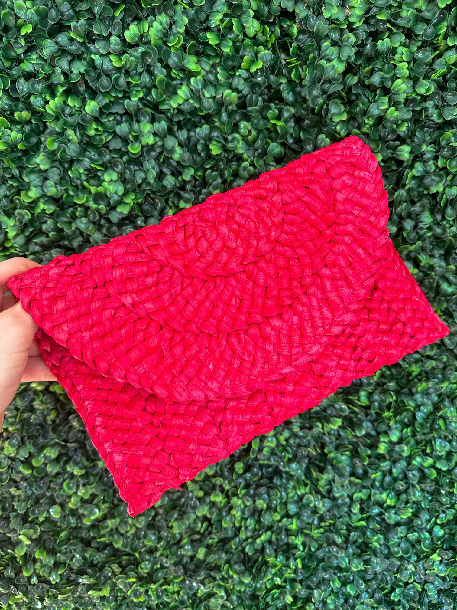 Straw Clutch Bag