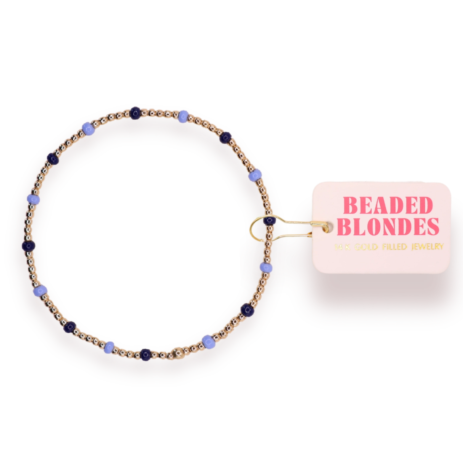 Penelope Bracelet in Navy & Periwinkle