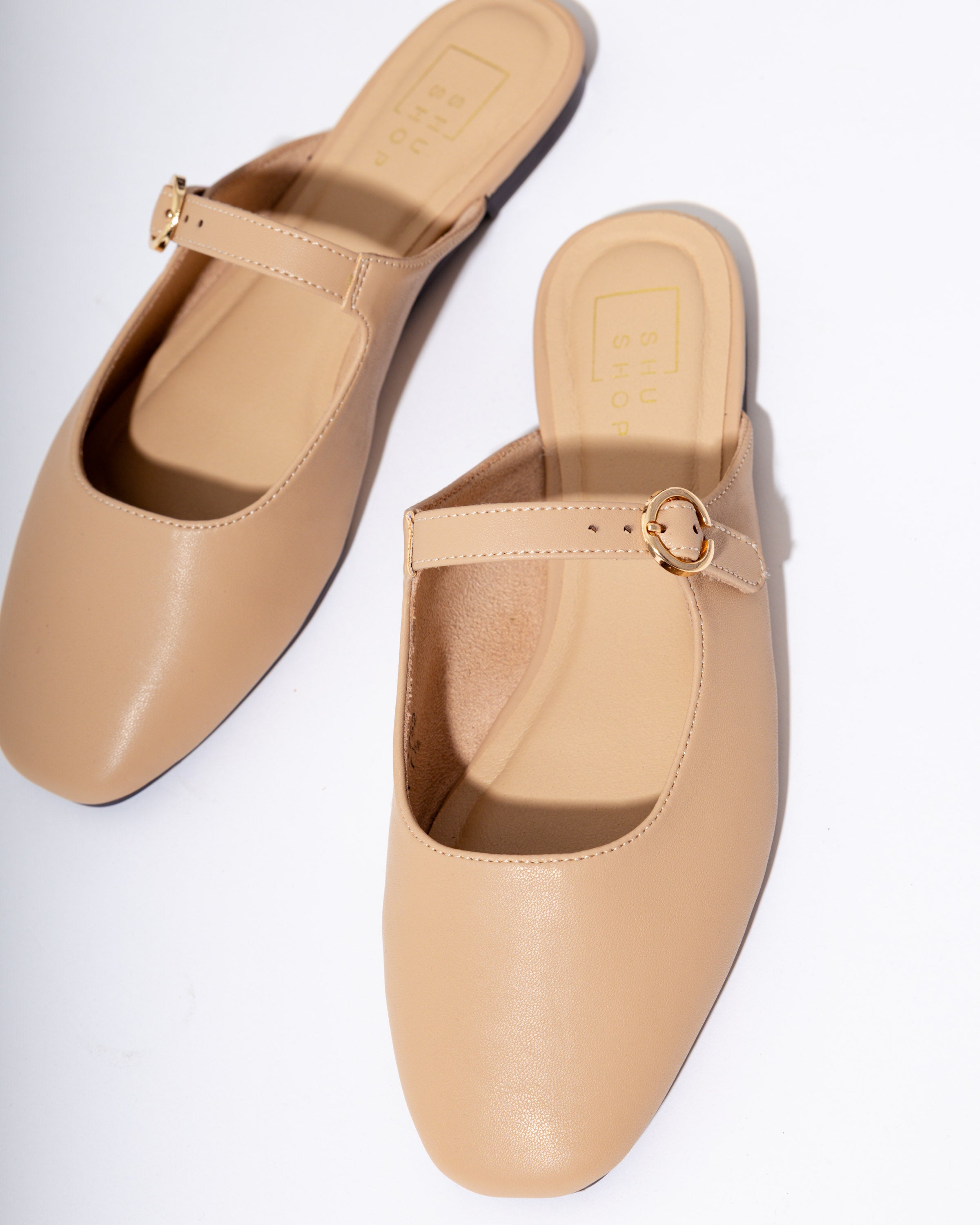 Aidy Slip-on Flats in Taupe