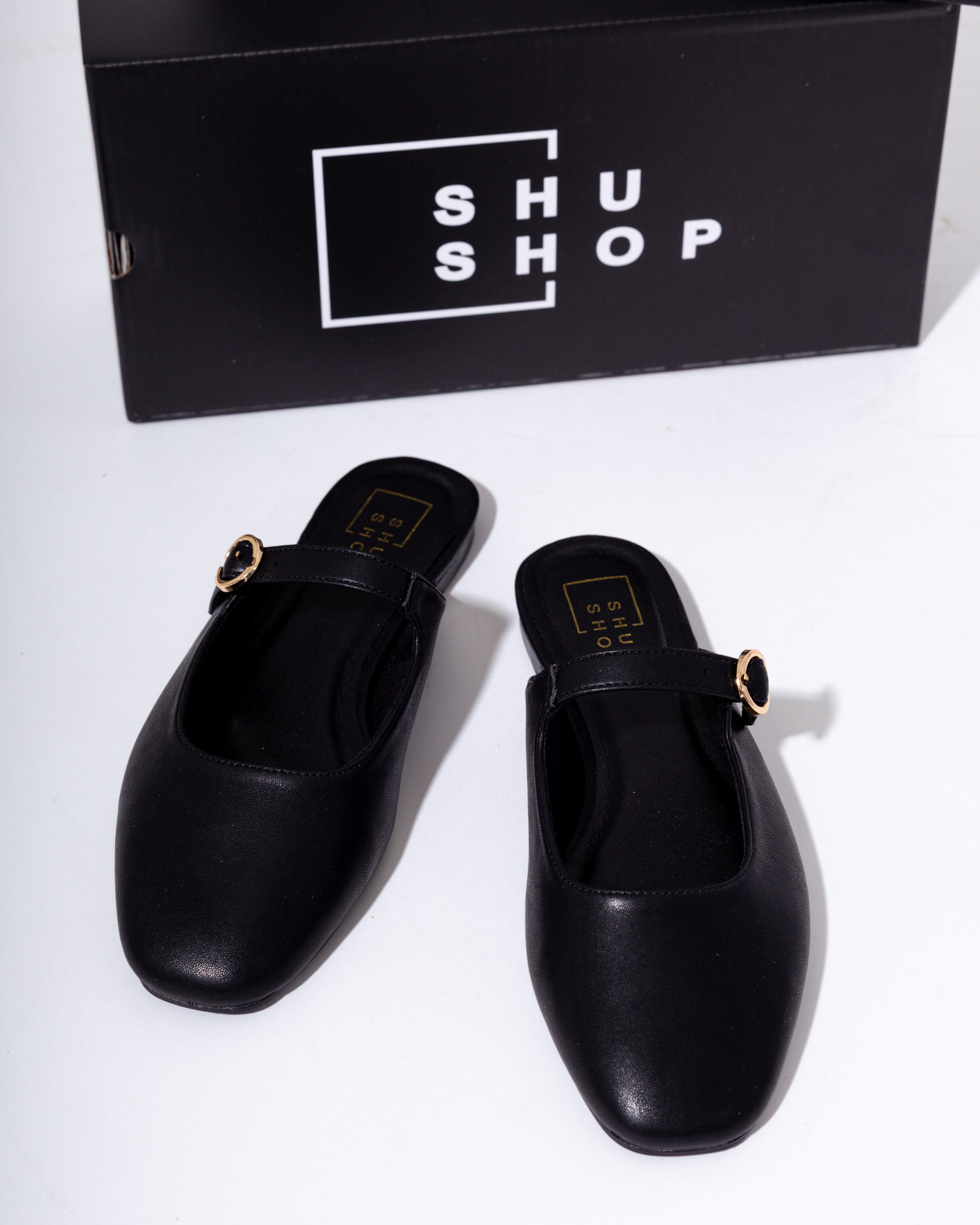 Aidy Slip-on Flats in Black