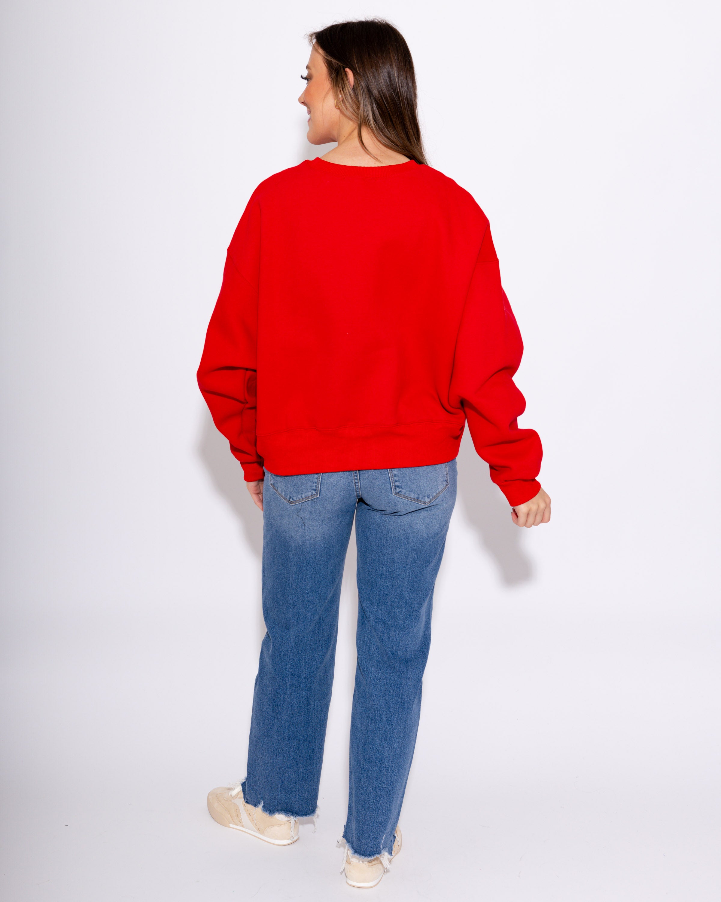 Christmas Spirit Cropped Sweatshirt