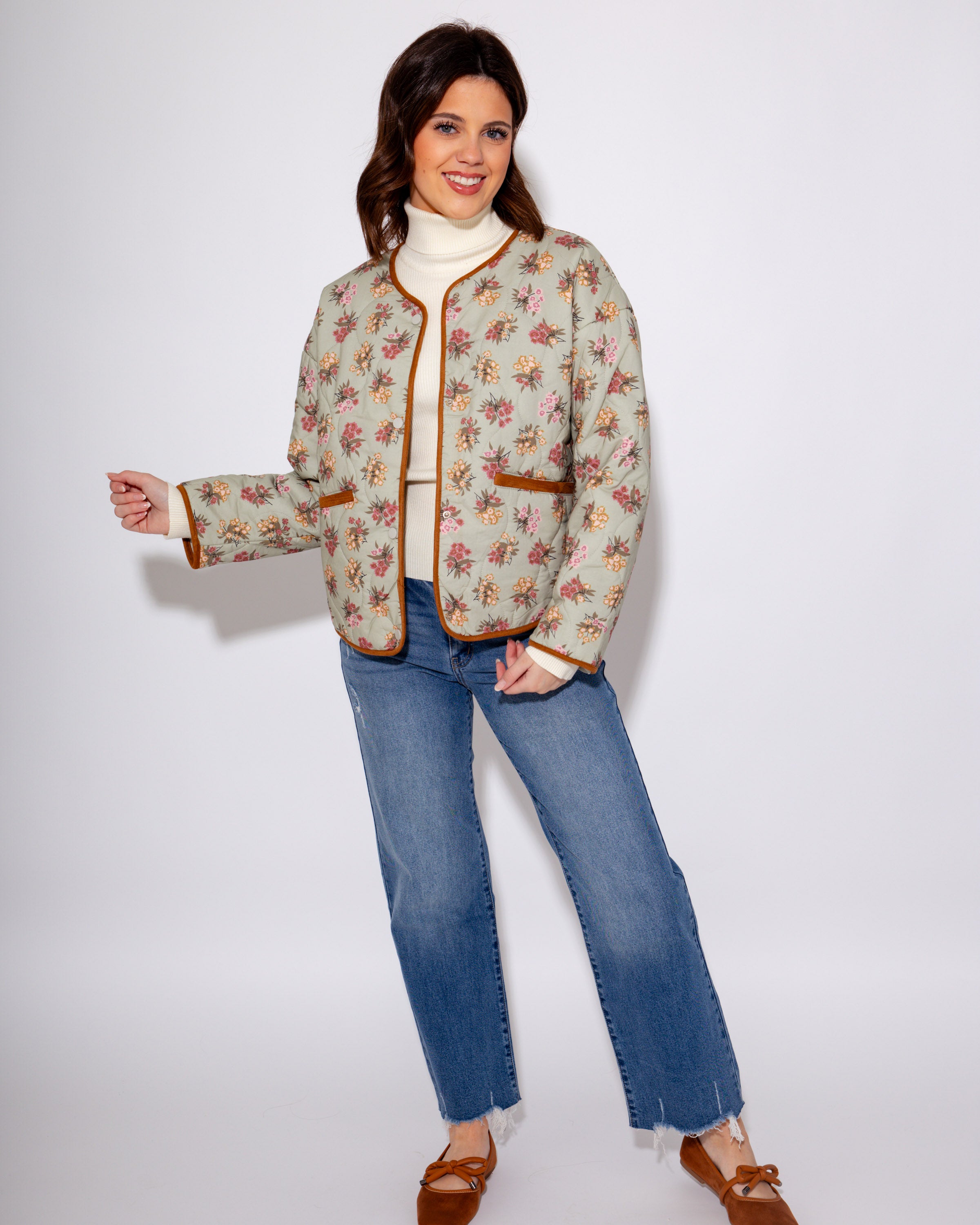 Floral Quilted Jacket