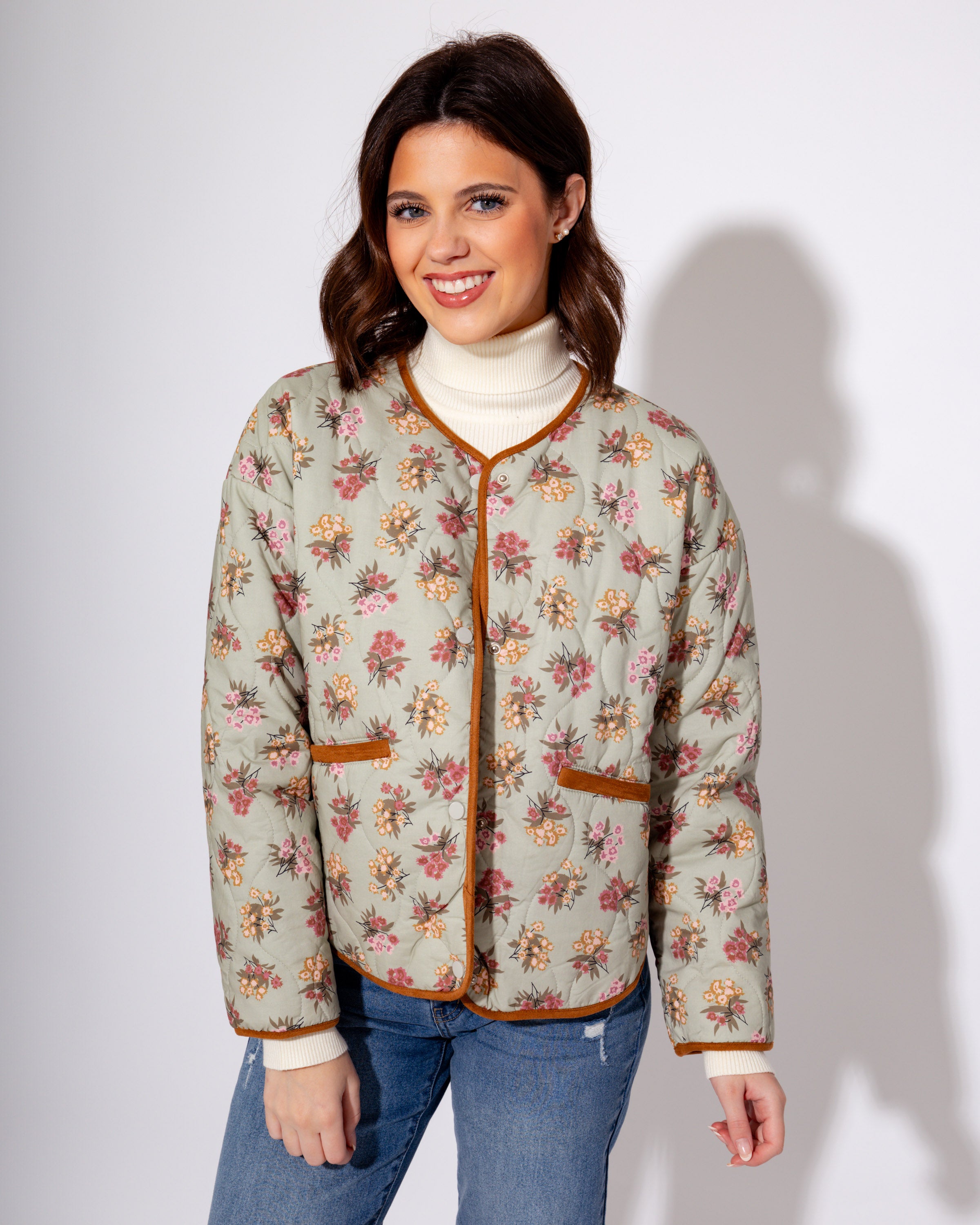 Floral Quilted Jacket