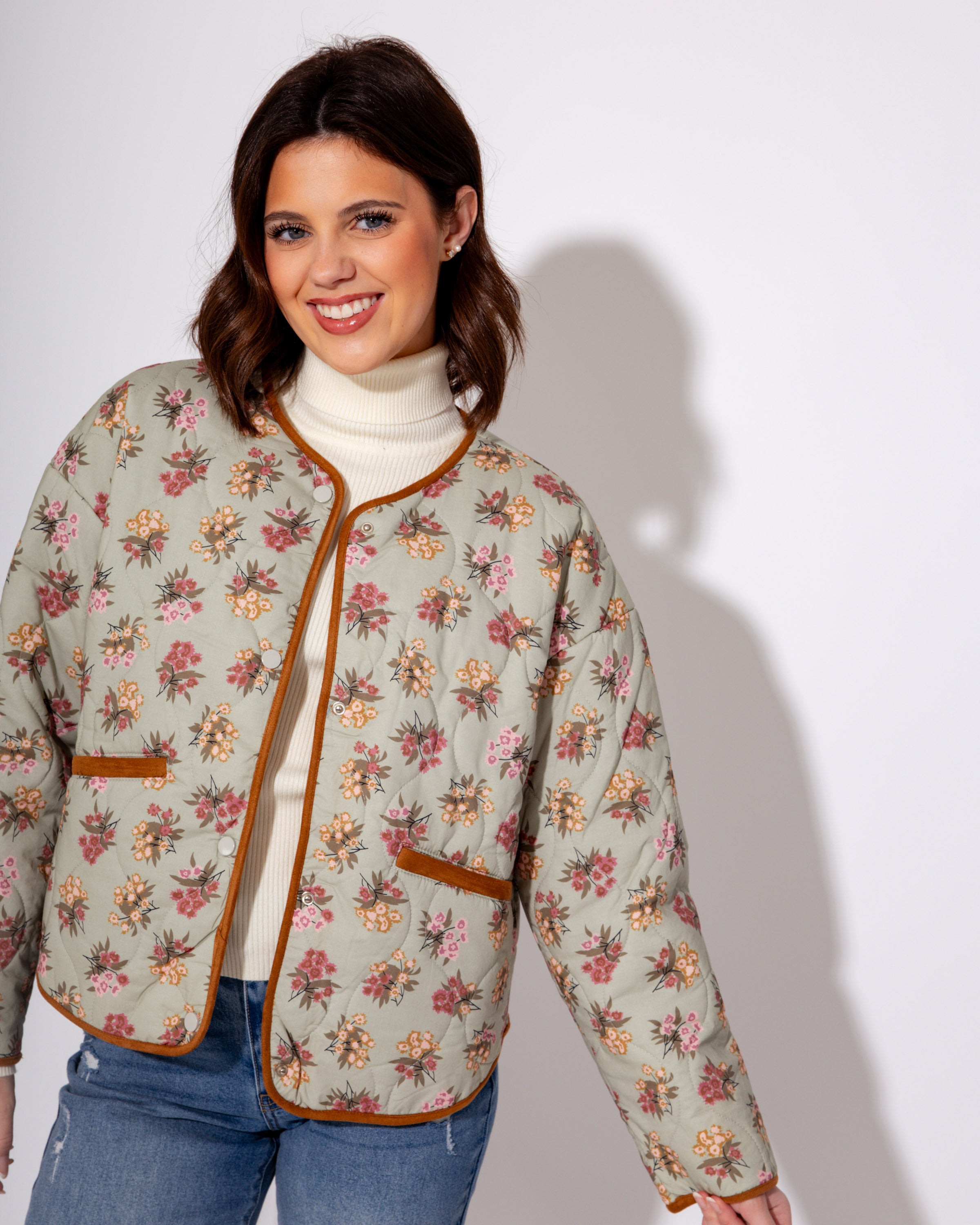 Floral Quilted Jacket