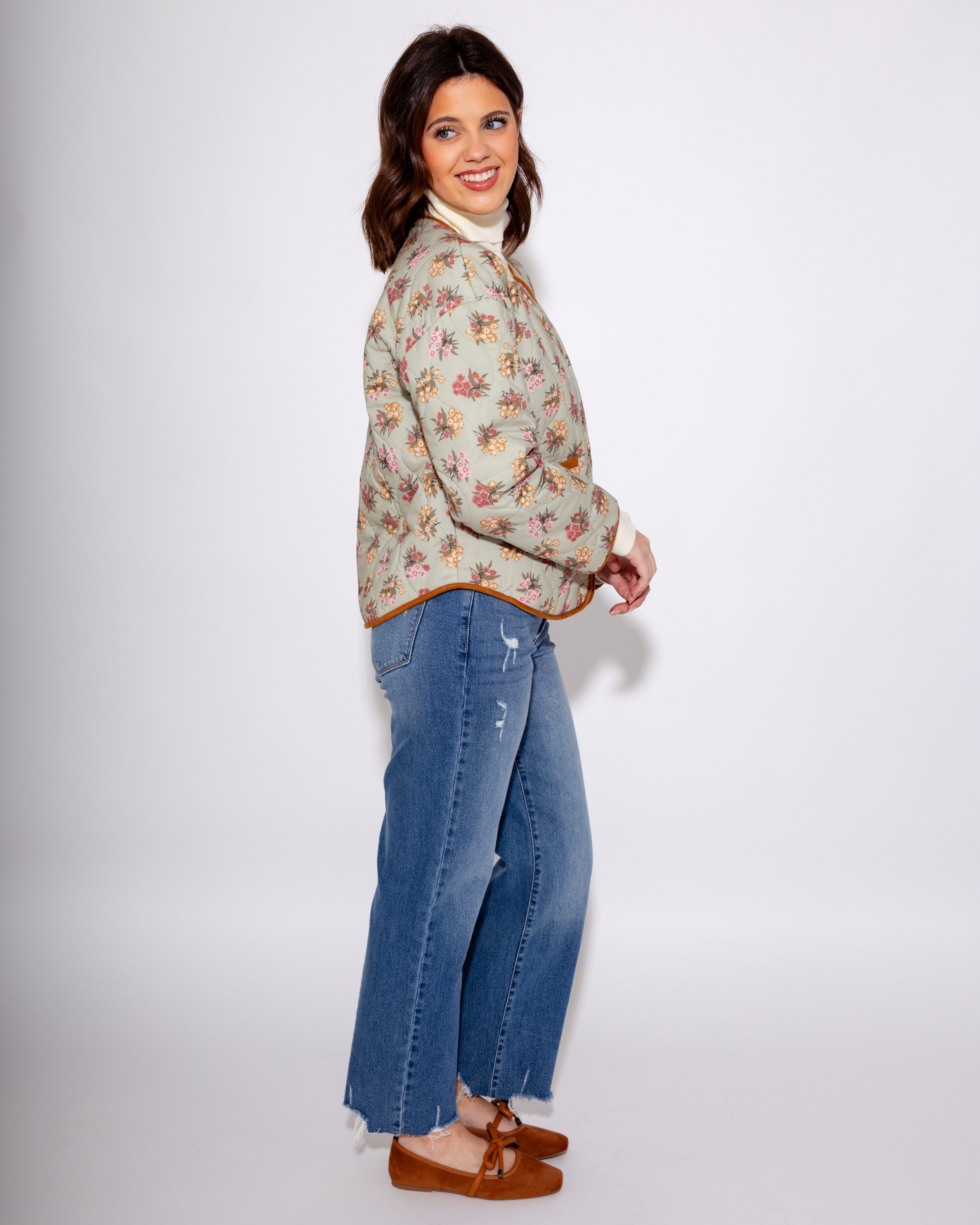 Floral Quilted Jacket