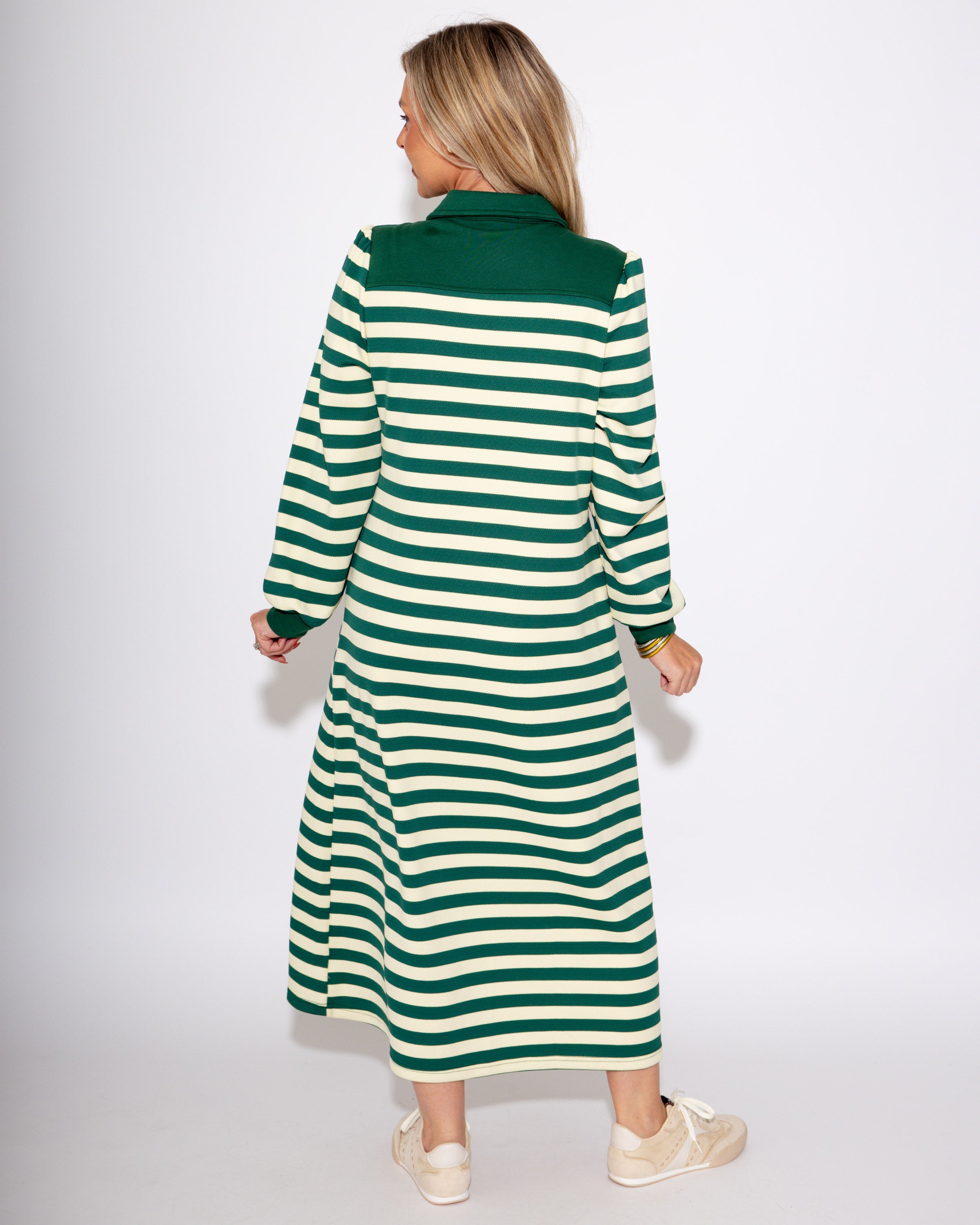 Simply Striped Midi Dress