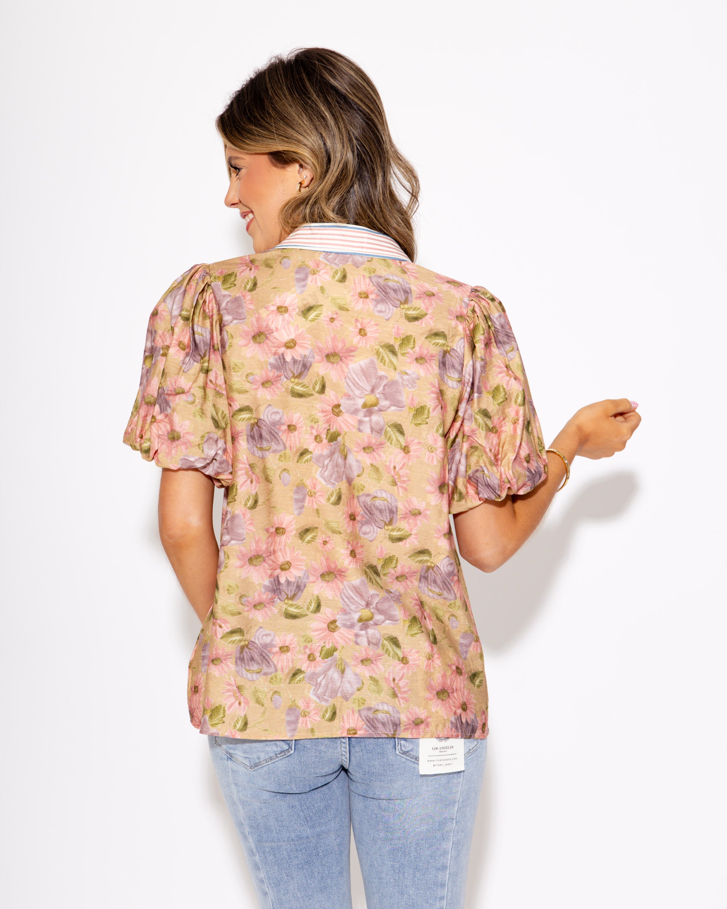Vintage Charm Button-Up Top