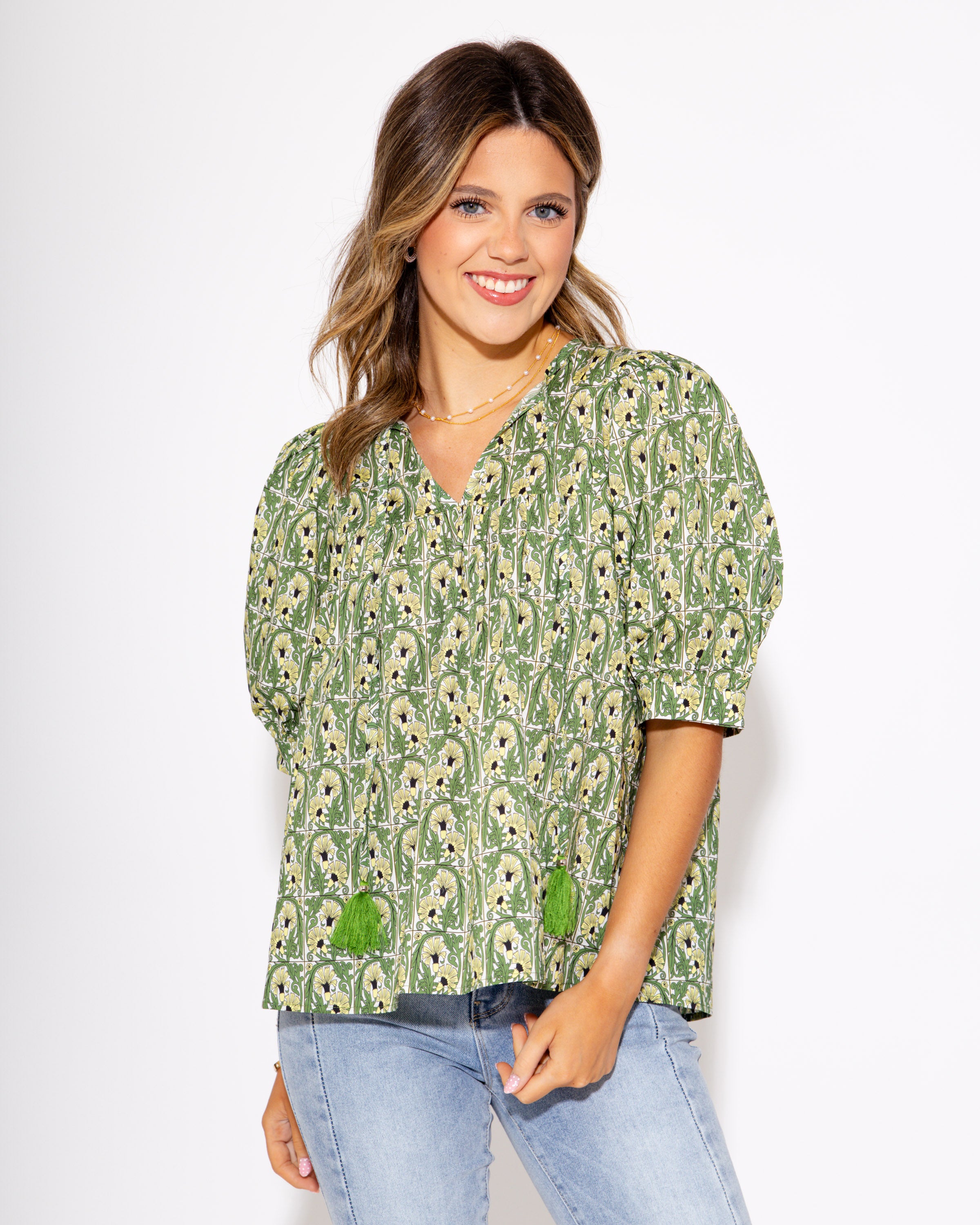 Garden Mosaic Top