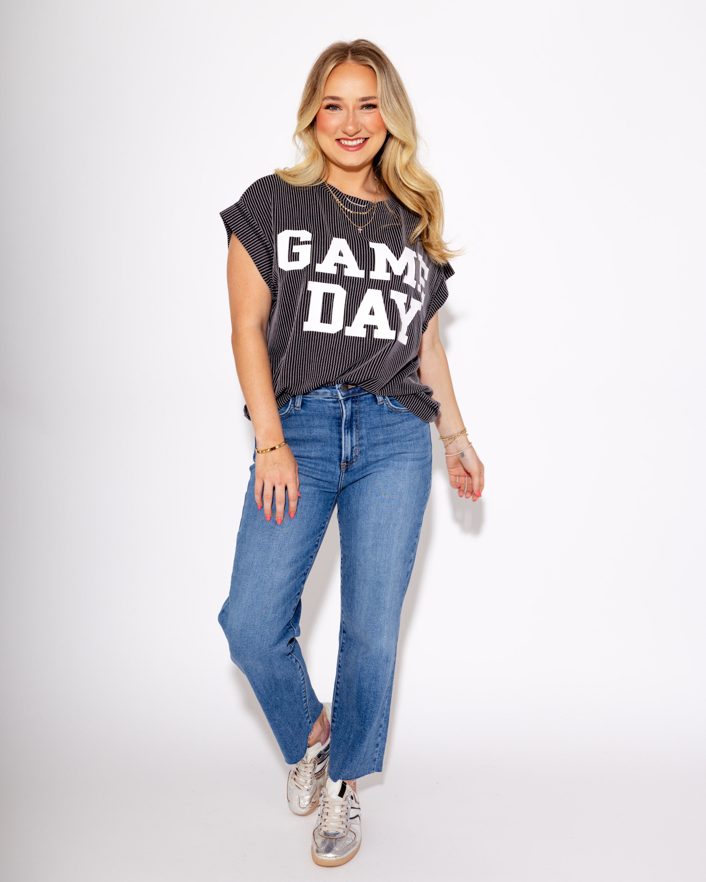 Medium Wash Classic Straight Leg Jeans