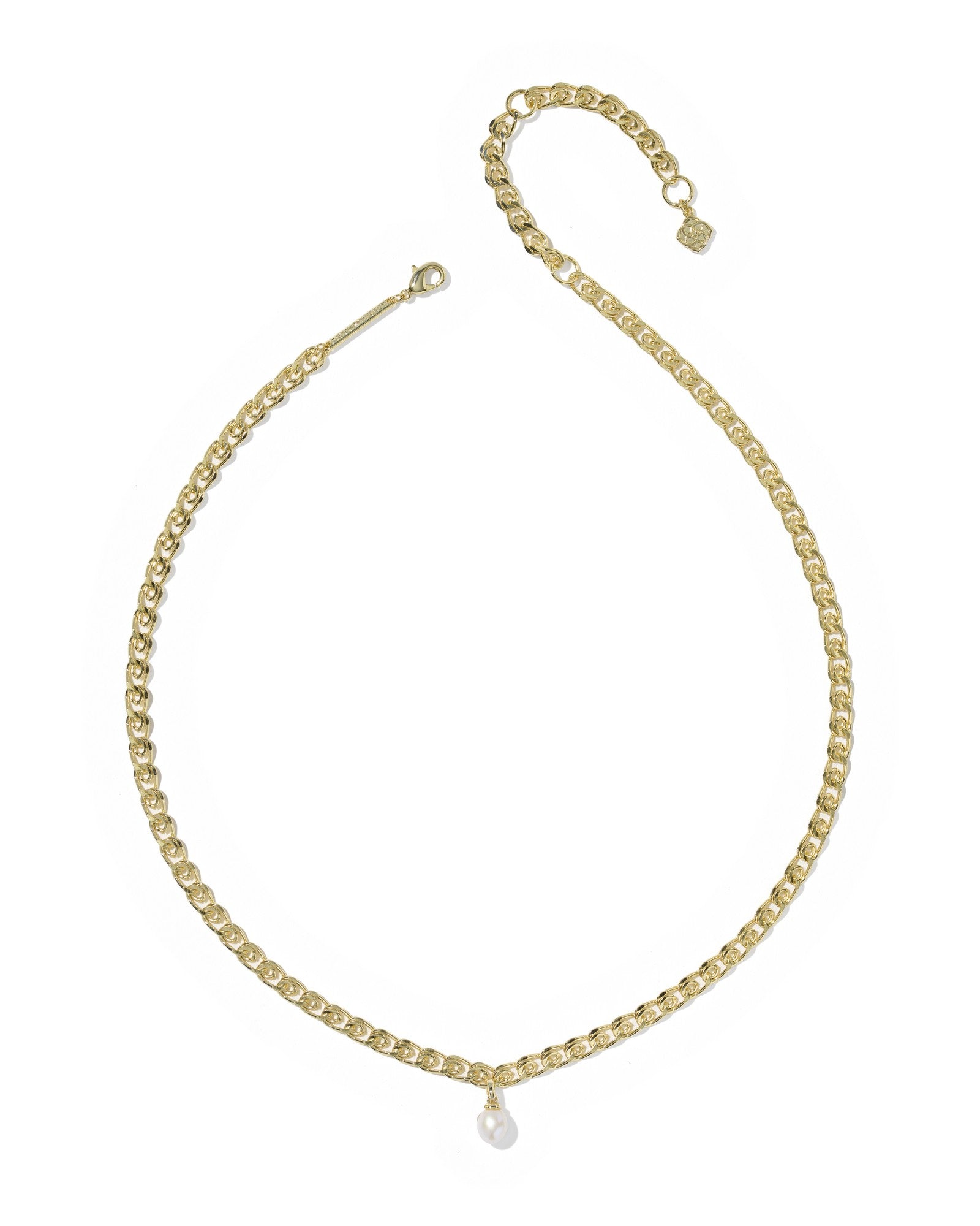 Oakland Pearl Chain Necklace Gold Freshwater Cultured Pearl