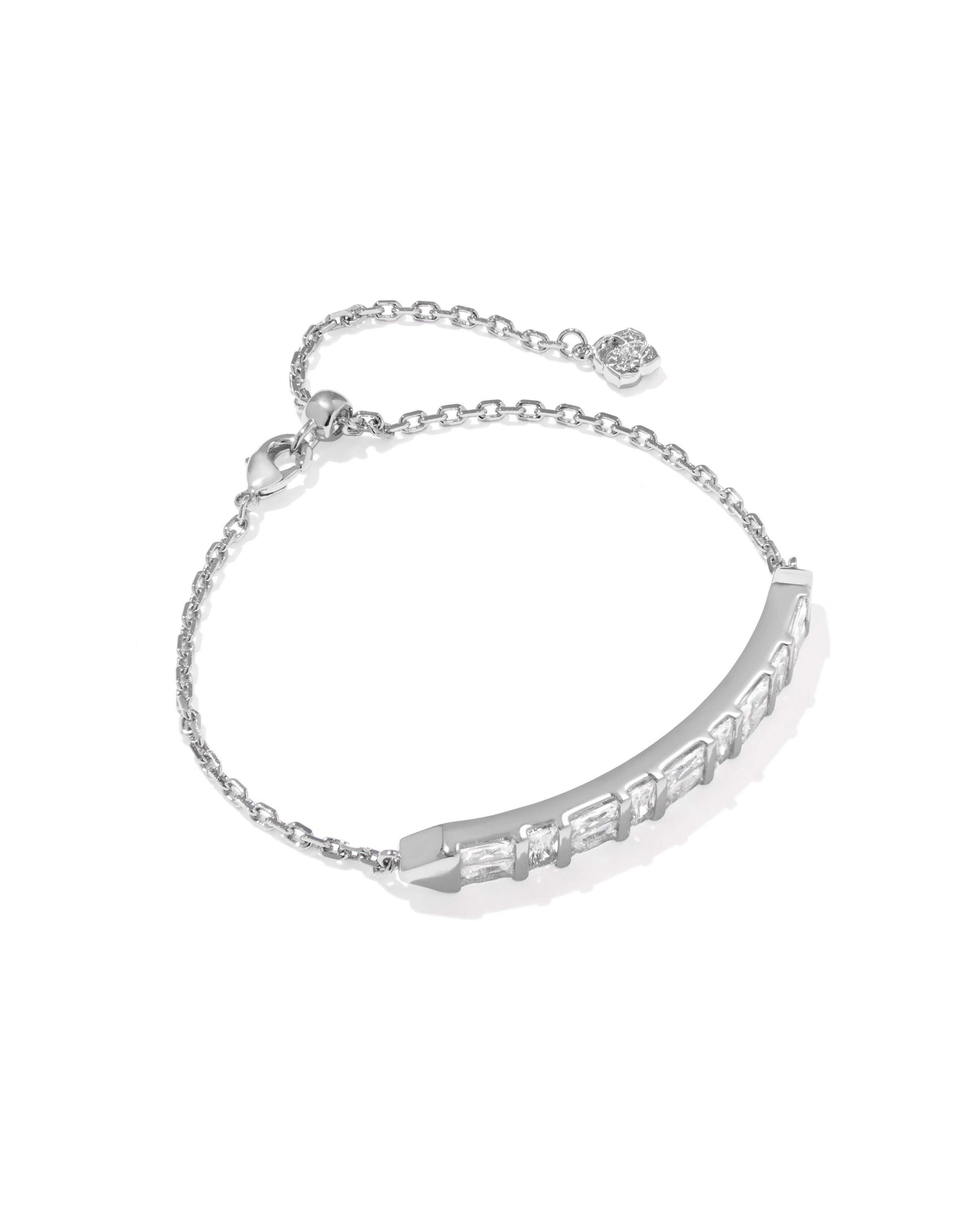 Jamie Delicate Chain Bracelet in Silver Metal