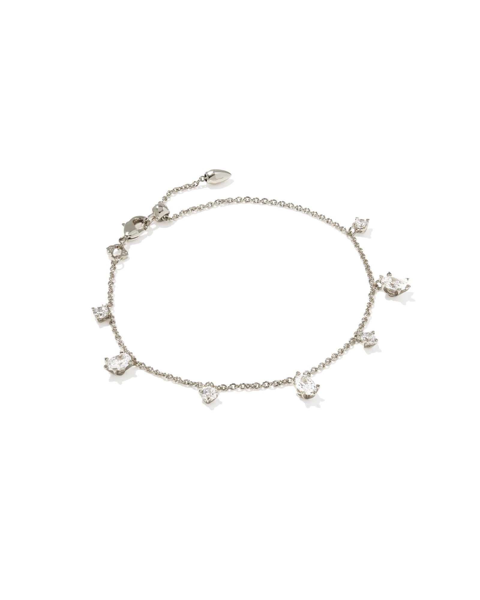 Cailin Delicate Chain Bracelet in Silver