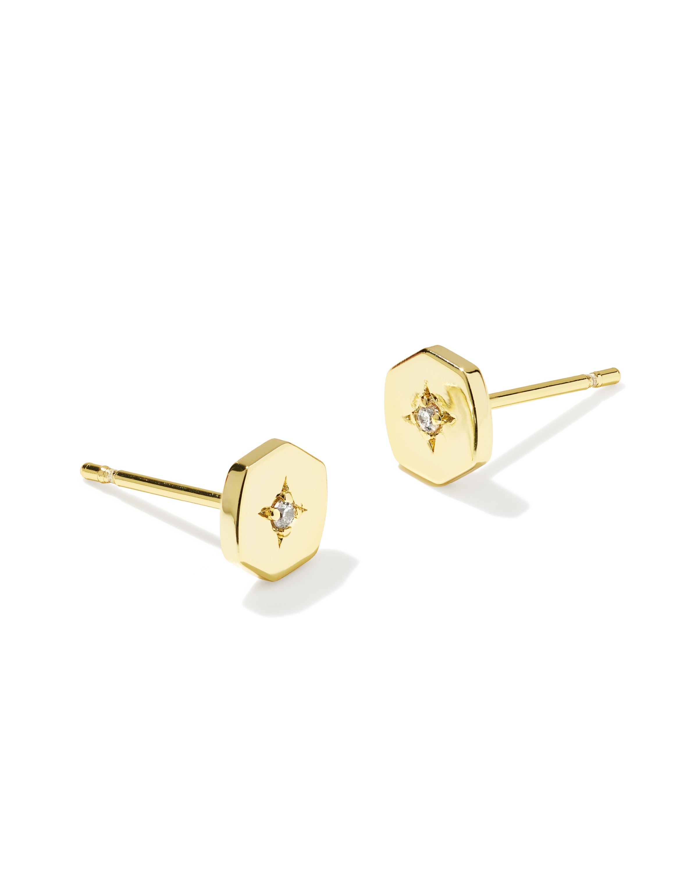 Arlene Stud Earring Set in Gold