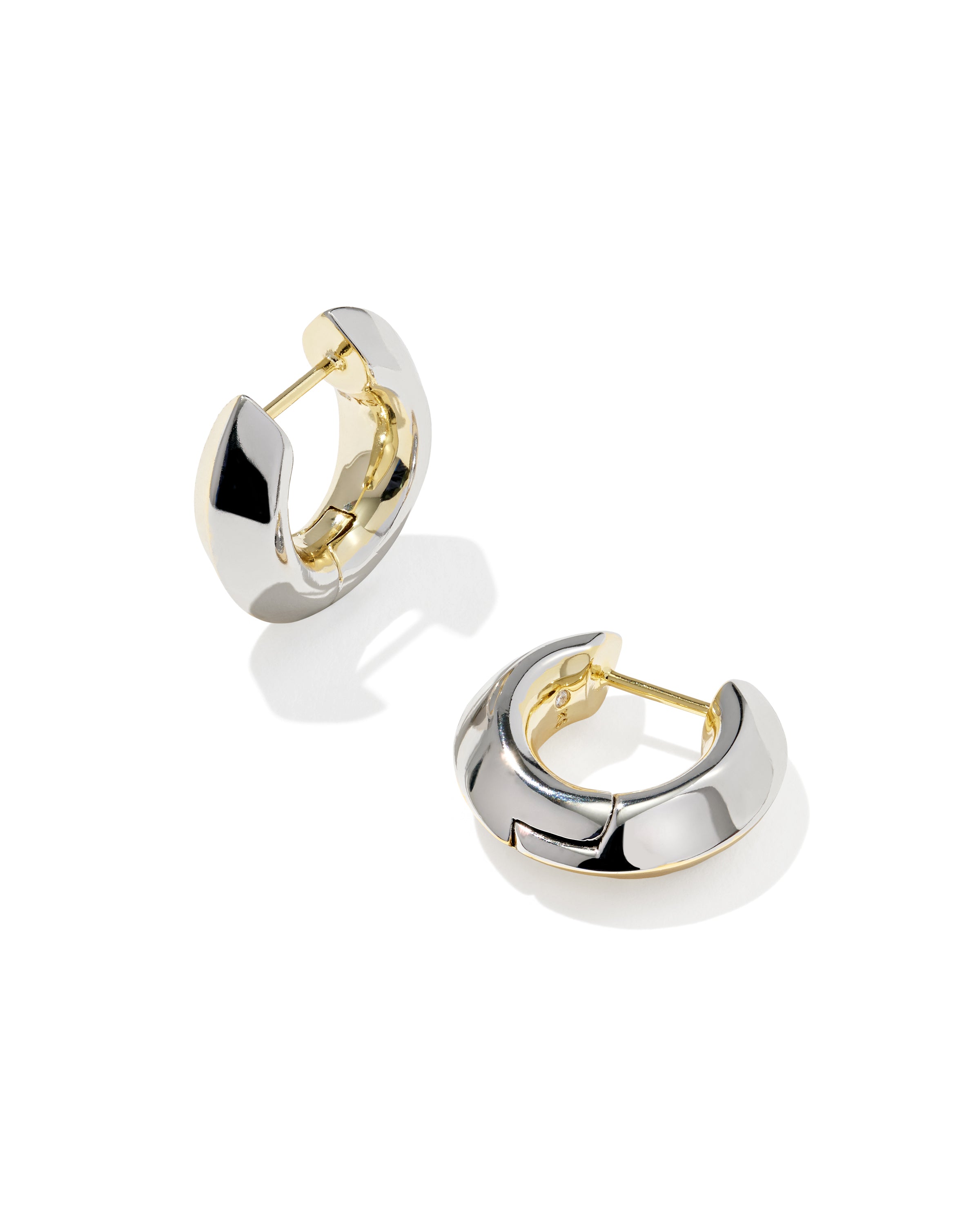 Mikki Huggie Earring in Mixed Metal