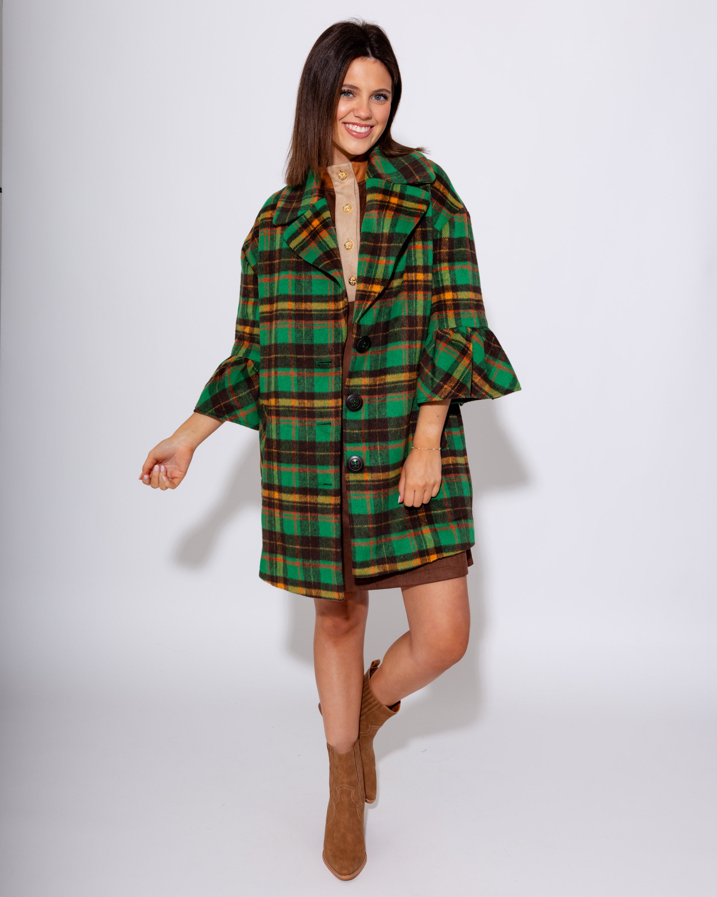 Ivy Jane | Lady Like Coat in Green