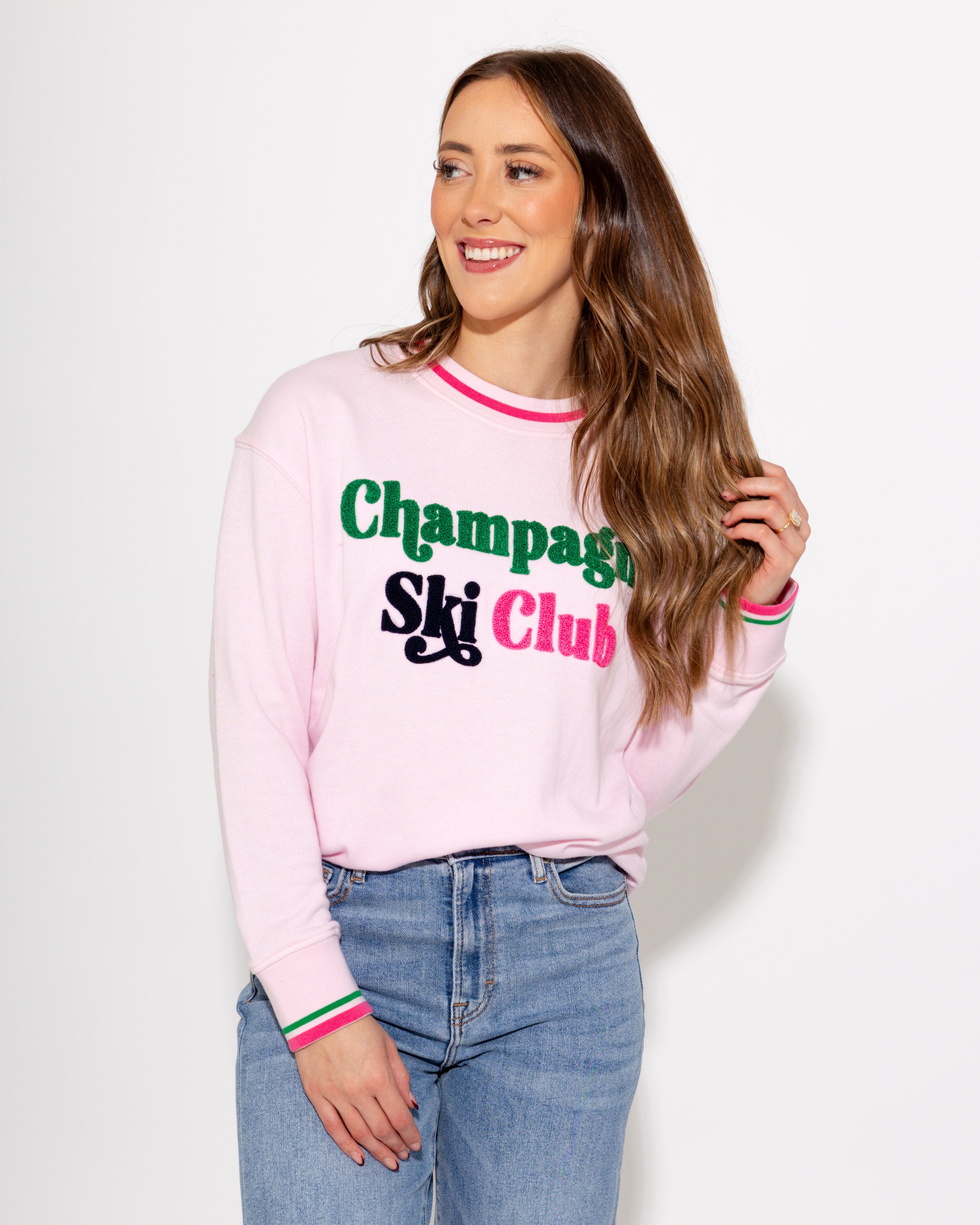 Champagne Ski Club Pullover