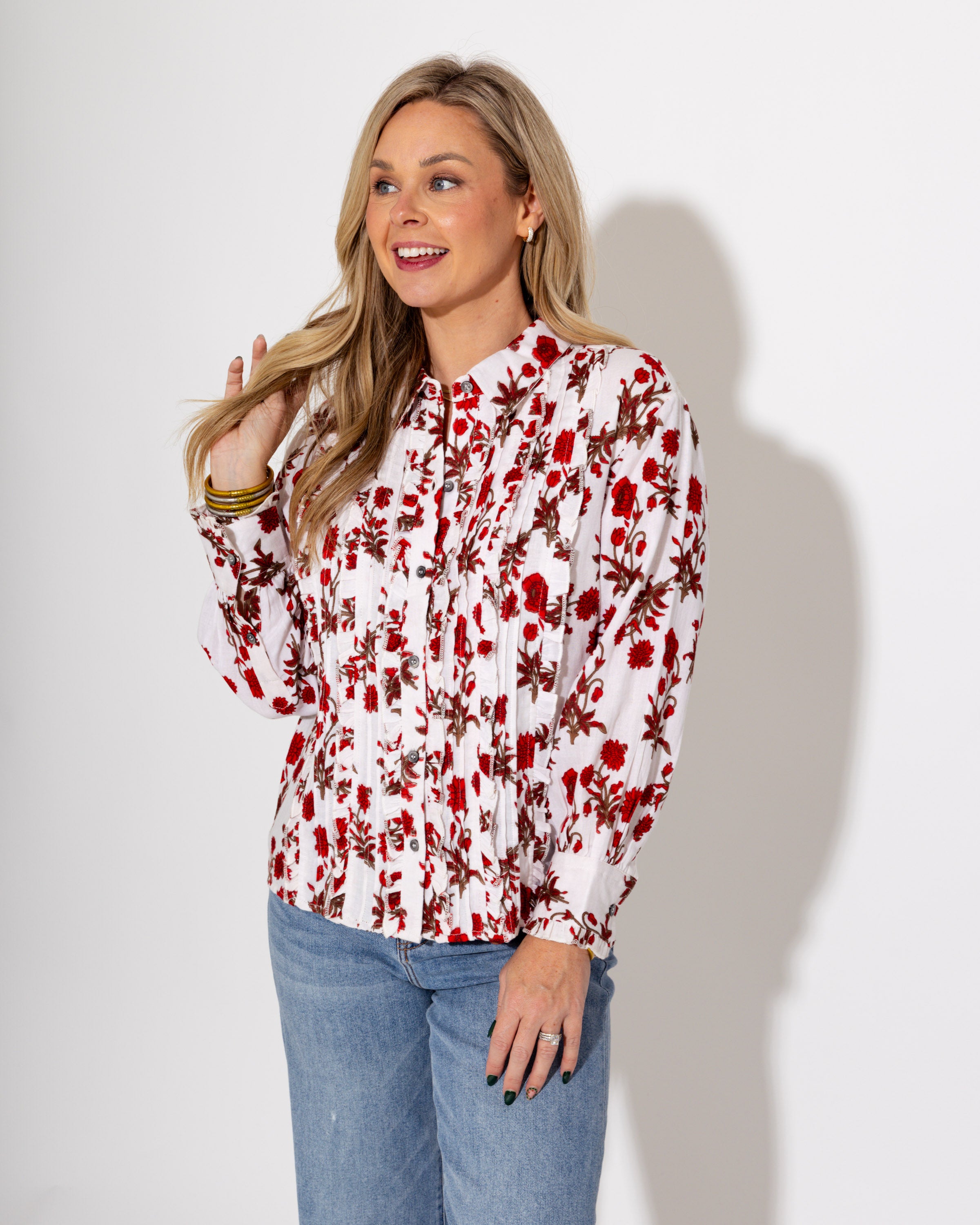 Ivy Jane | Tuxedo Gauze Top