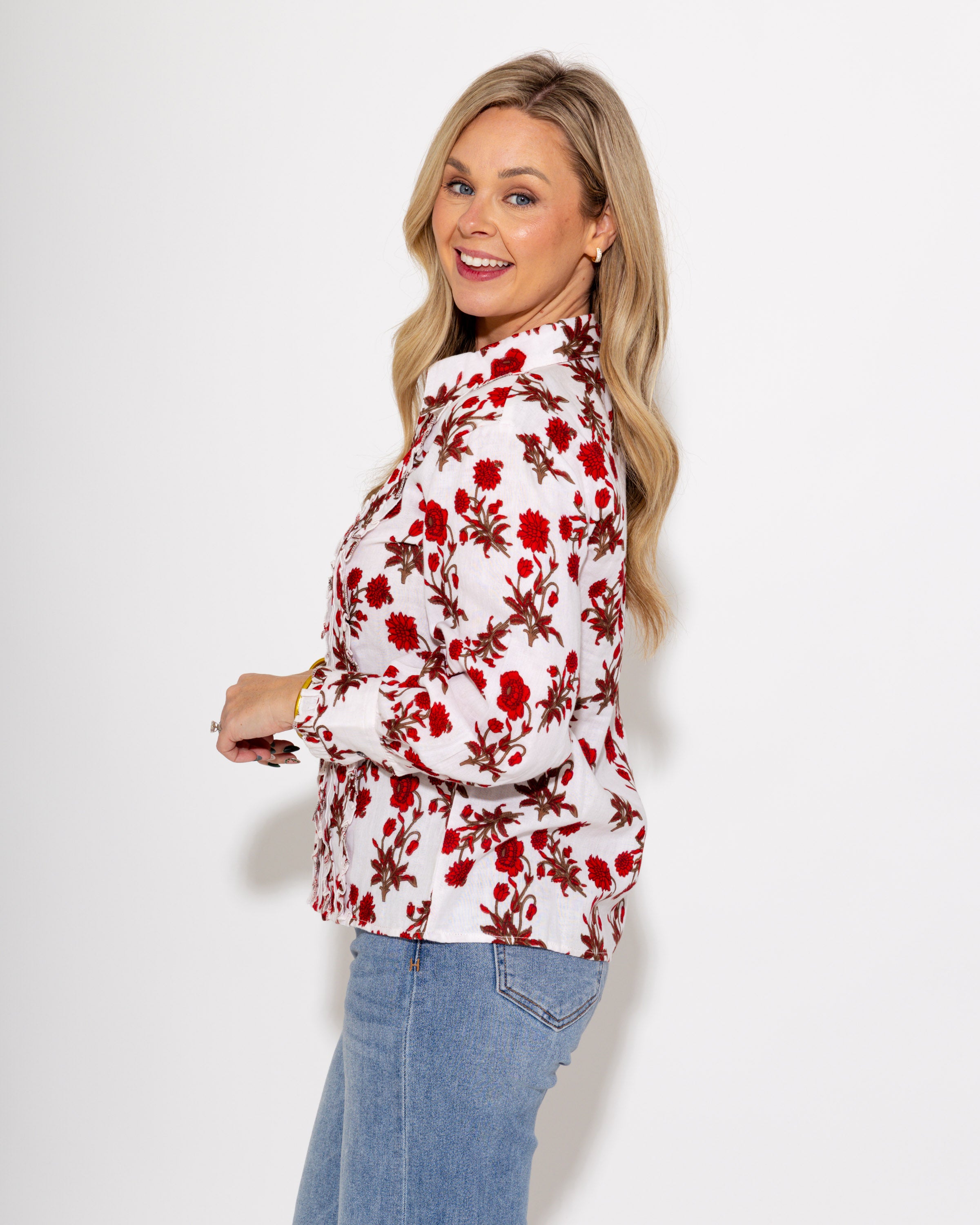 Ivy Jane | Tuxedo Gauze Top