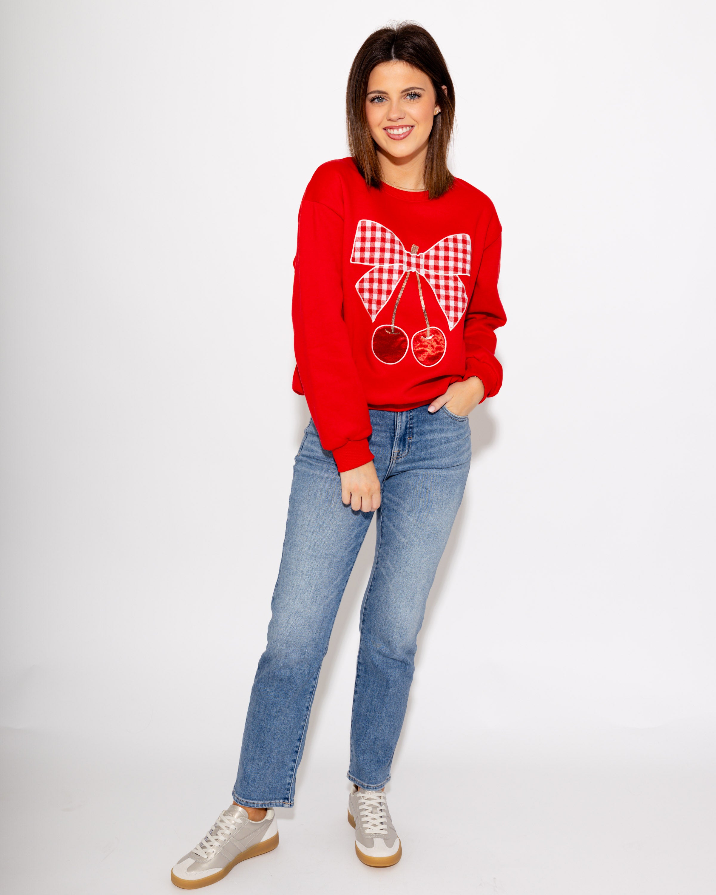 Cherry & Bow Sweatshirt